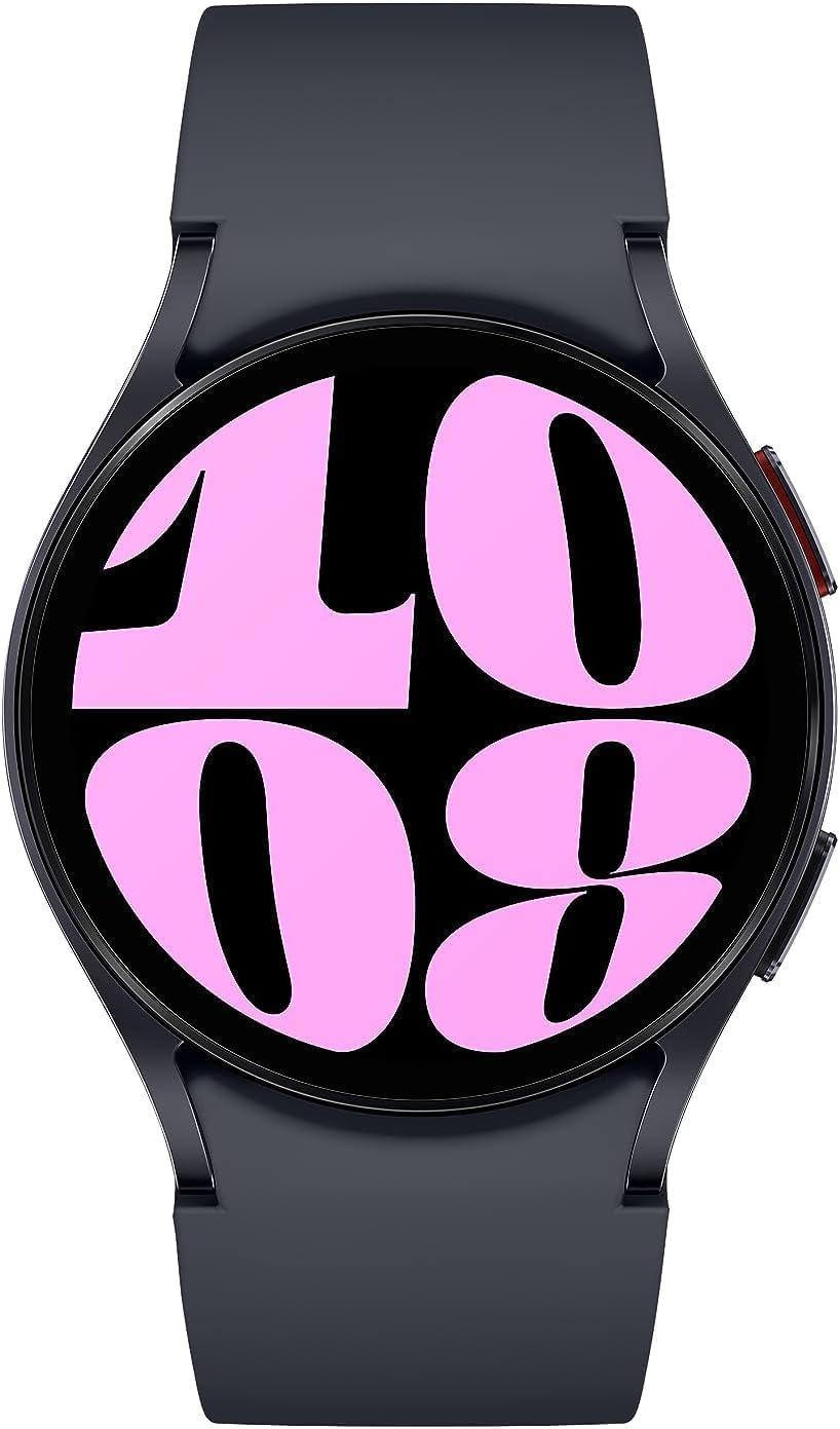 Samsung Galaxy Watch 6 40mm Aluminum Smartwatch w/ Fitness Tracker, Heart Monitor, BIA Sensor, Advanced Sleep Coaching, Bluetooth – Graphite (Renewed)