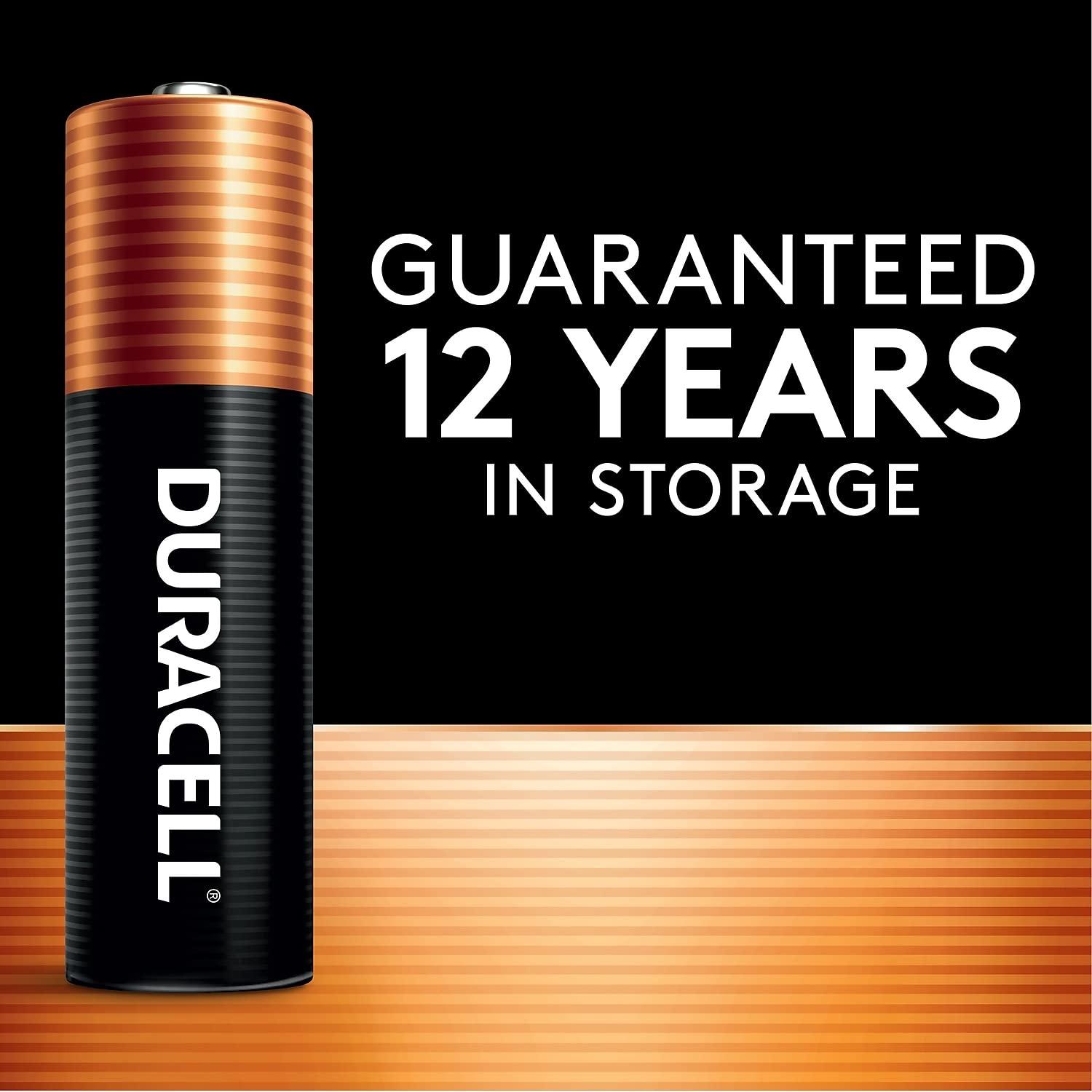 Duracell MN15P36 Standard Battery, AA, Alkaline, PK36 Lighting, 36 Count (Pack of 1), Black - Image 3