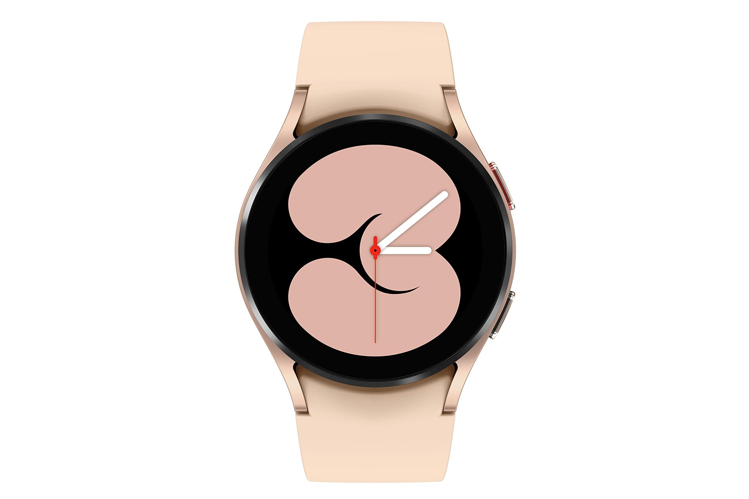 SAMSUNG Galaxy Watch 4 40mm Smartwatch with ECG Monitor Tracker for Health, Fitness, Running, Sleep Cycles, GPS Fall Detection, Bluetooth, US Version, SM-R860NZDAXAA, Pink Gold - Image 2
