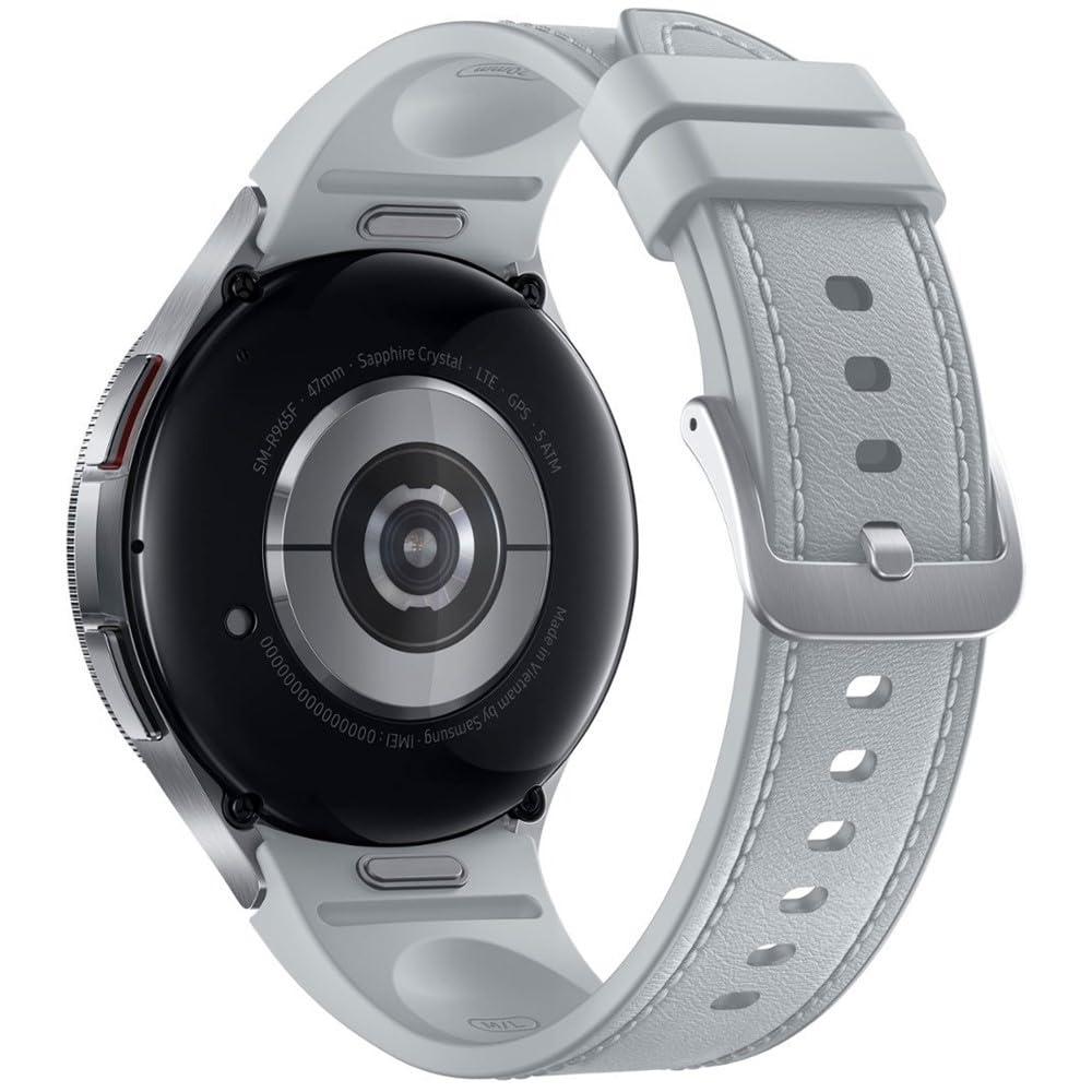 SAMSUNG Galaxy Watch 6 Classic 47mm Stainless-Steel Smartwatch w/ Fitness Tracker, Heart Monitor, BIA Sensor, Bluetooth – Silver - Image 3
