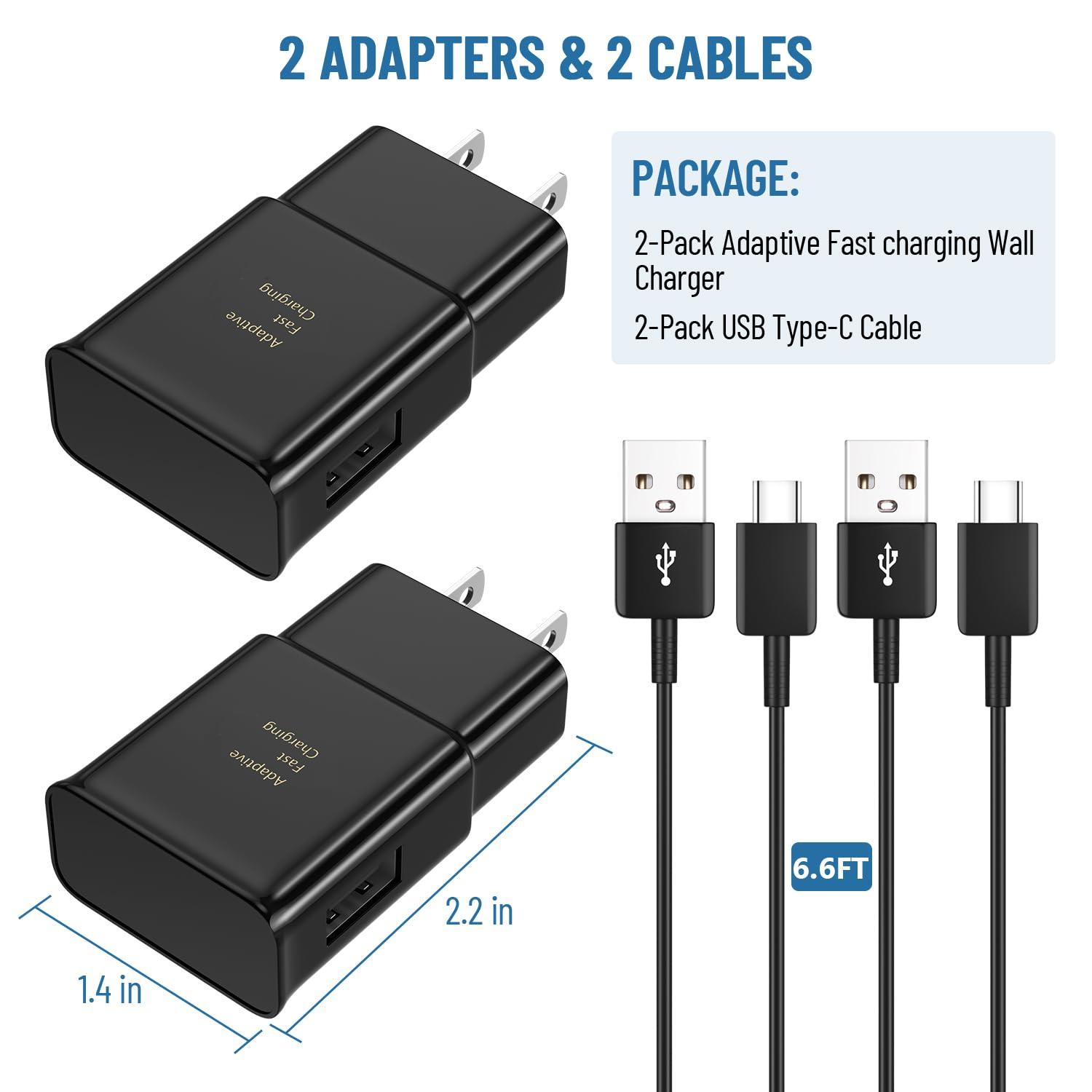 Phone Charger Android,Samsung Charger Fast Charging Cord Type C with USB C Charge Cable 6.6Ft for Samsung Galaxy S25/S24/S23/S22/S21/S20/S10/S10 Plus/S10E/S9/S8/S21Ultra/S22+/S22 Ultra/Note 8/9/10/20 - Image 7