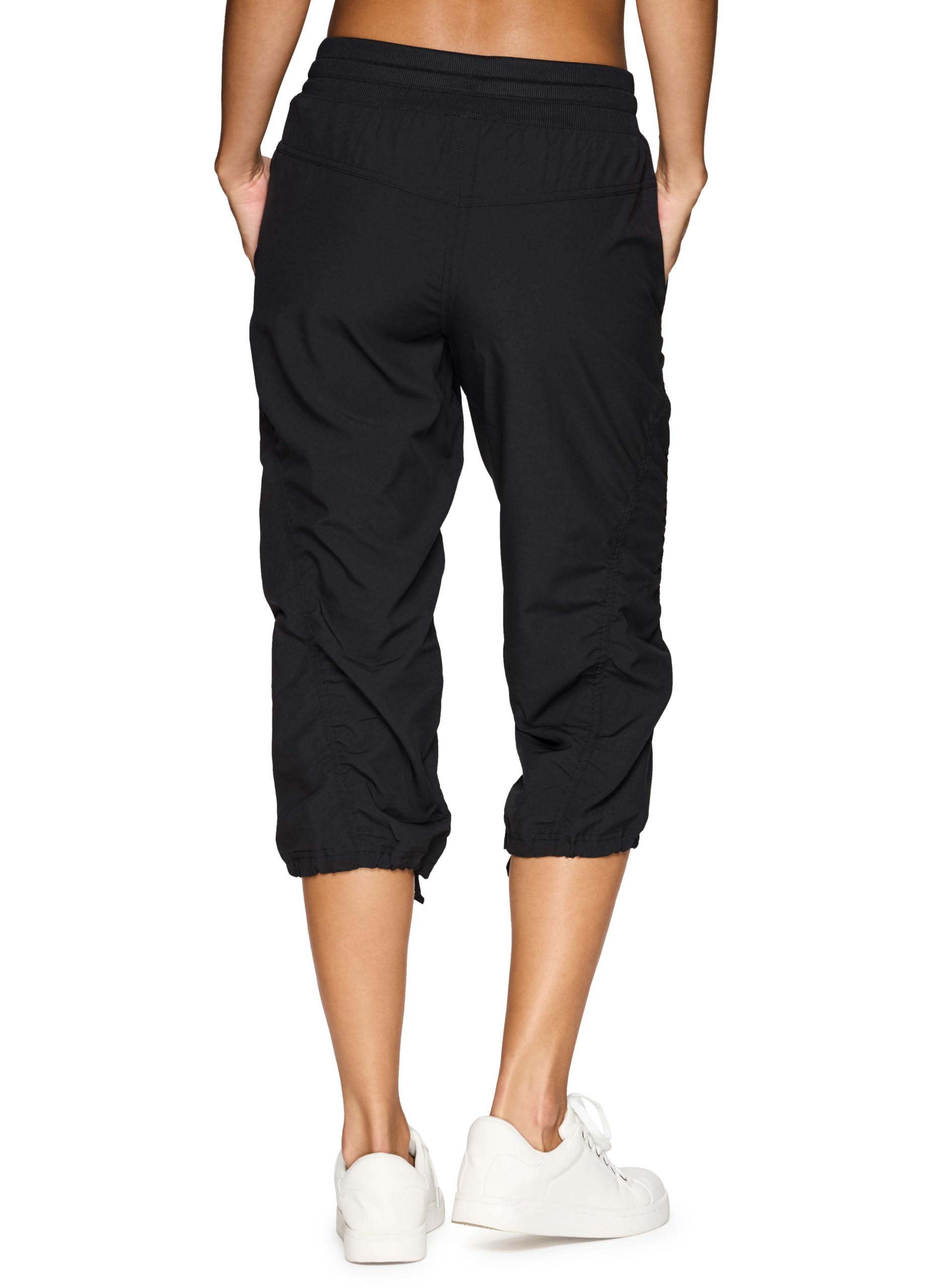 RBX Active Capri Pants for Women Joggers Stretch Lightweight Women’s Casual Pant Capri with Drawstring - Image 2