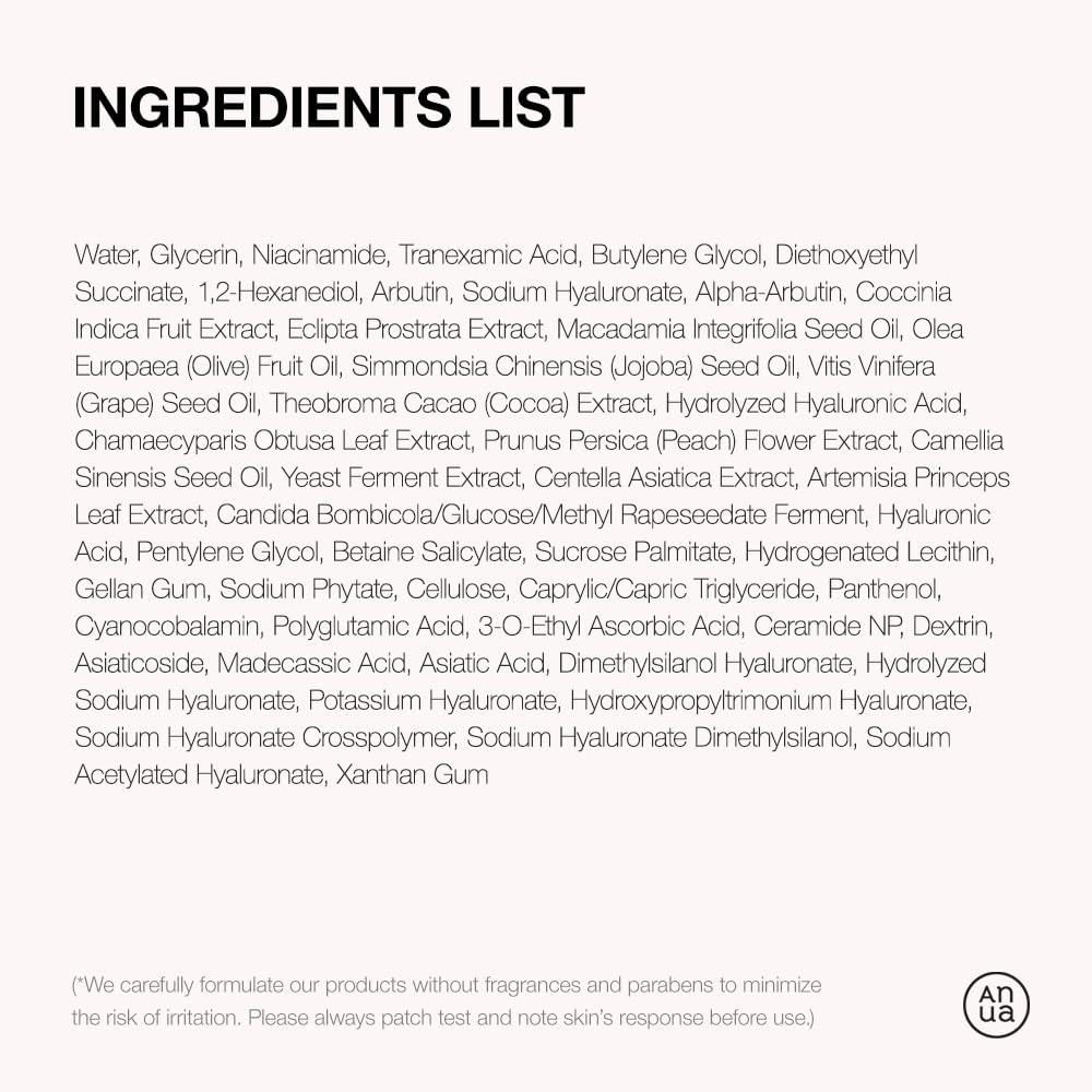 ANUA Niacinamide 10 + TXA 4 Serum, Hyaluronic Acid, Tranexamic acid, Vitamin B12, Facial Serum for Glass Skin, Clarifying, Radiant Complexion with Natural Color, Korean Skin Care (30ml /1.01 fl.oz) - Image 8