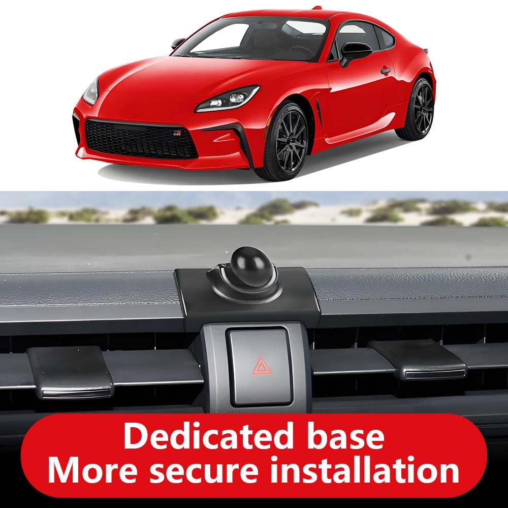 Car Phone Holder for Toyota GR86 2022 2023 2024 2025，Subaru BRZ 2022 2023 2024 2025 Auto Accessories Navigation Bracket Interior Decoration Screen Dash Board Smartphone Mobile Cell Phone Mount case - Image 3