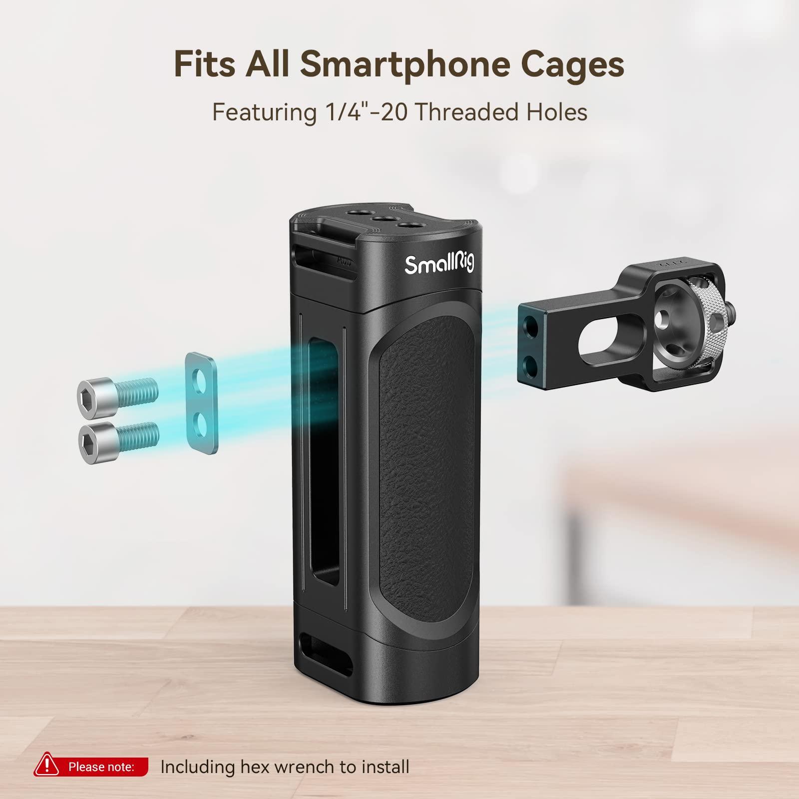 SmallRig Universal Phone Cage, Smartphone Video Rig Kit with Handles, Handheld Filmmaking Vlogging Case Stabilizer for Videomaker, for iPhone for Samsung for Pixel and Other Android Phones - Image 4