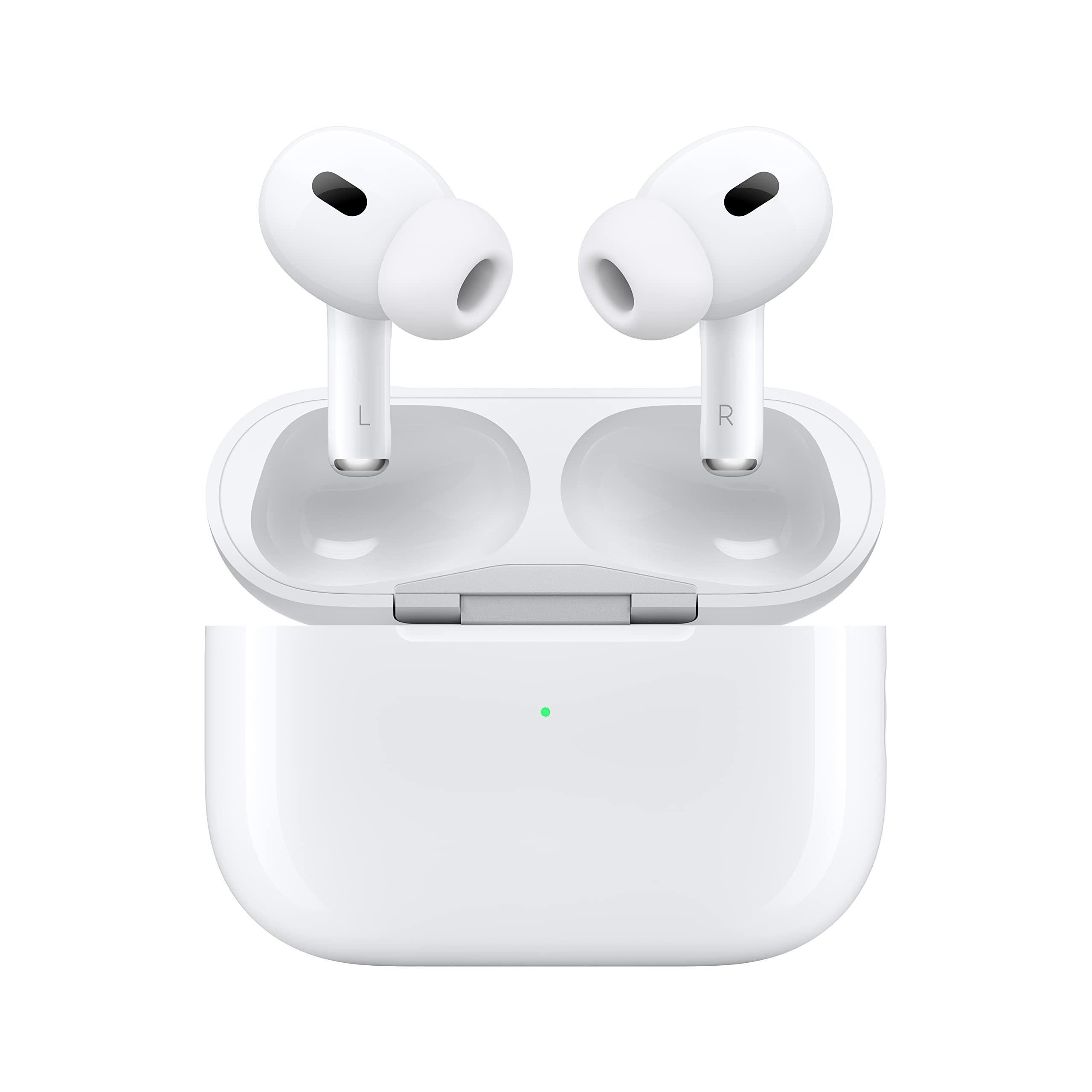 Apple AirPods Pro (2nd generation) with MagSafe Charging Case (USB-C) (Renewed) - Image 2
