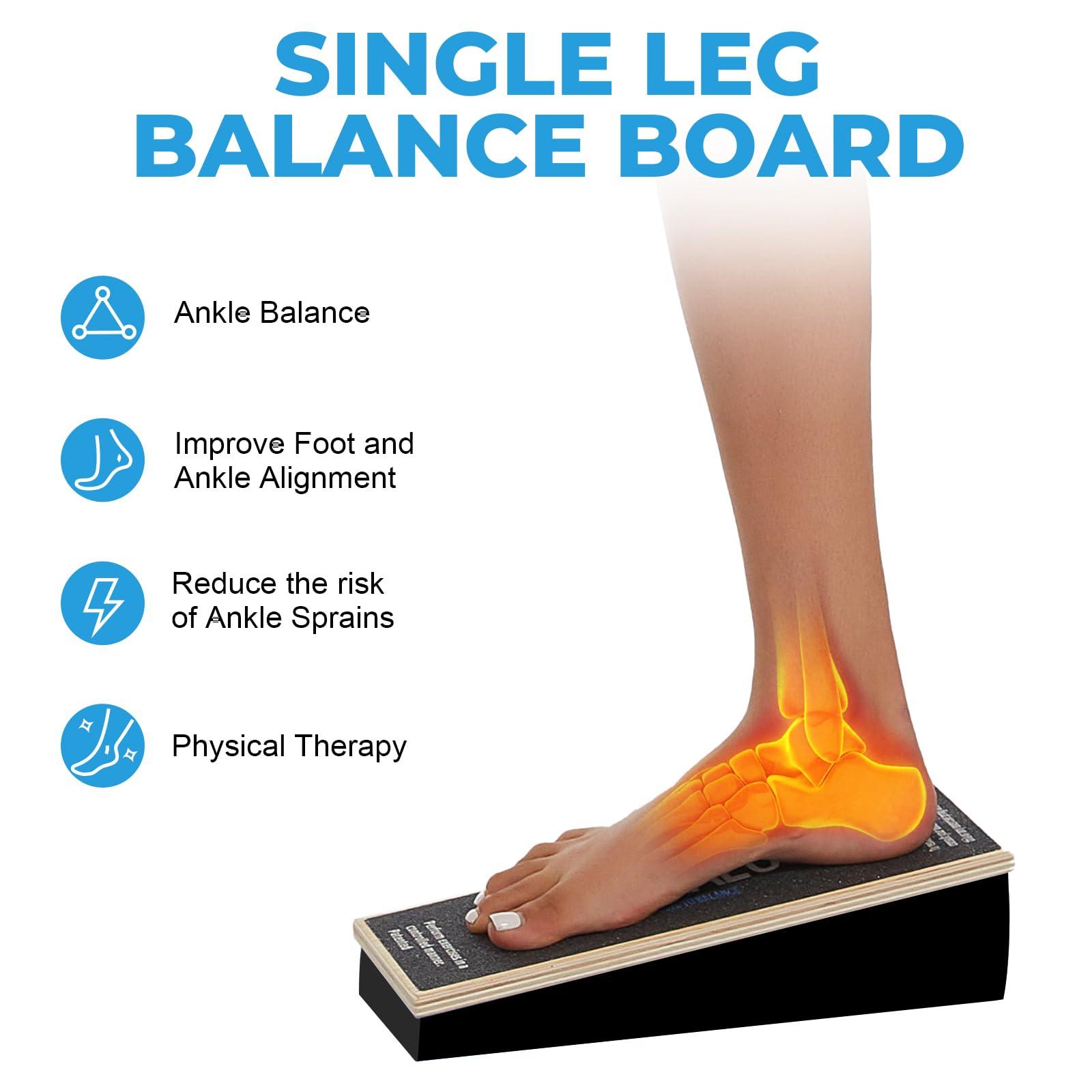 ARCHAEUS Athletic Balance Boards,Slant Board,Wobble Board,Balance Wedge for Condition Your Body and Prevent Injury - Image 4