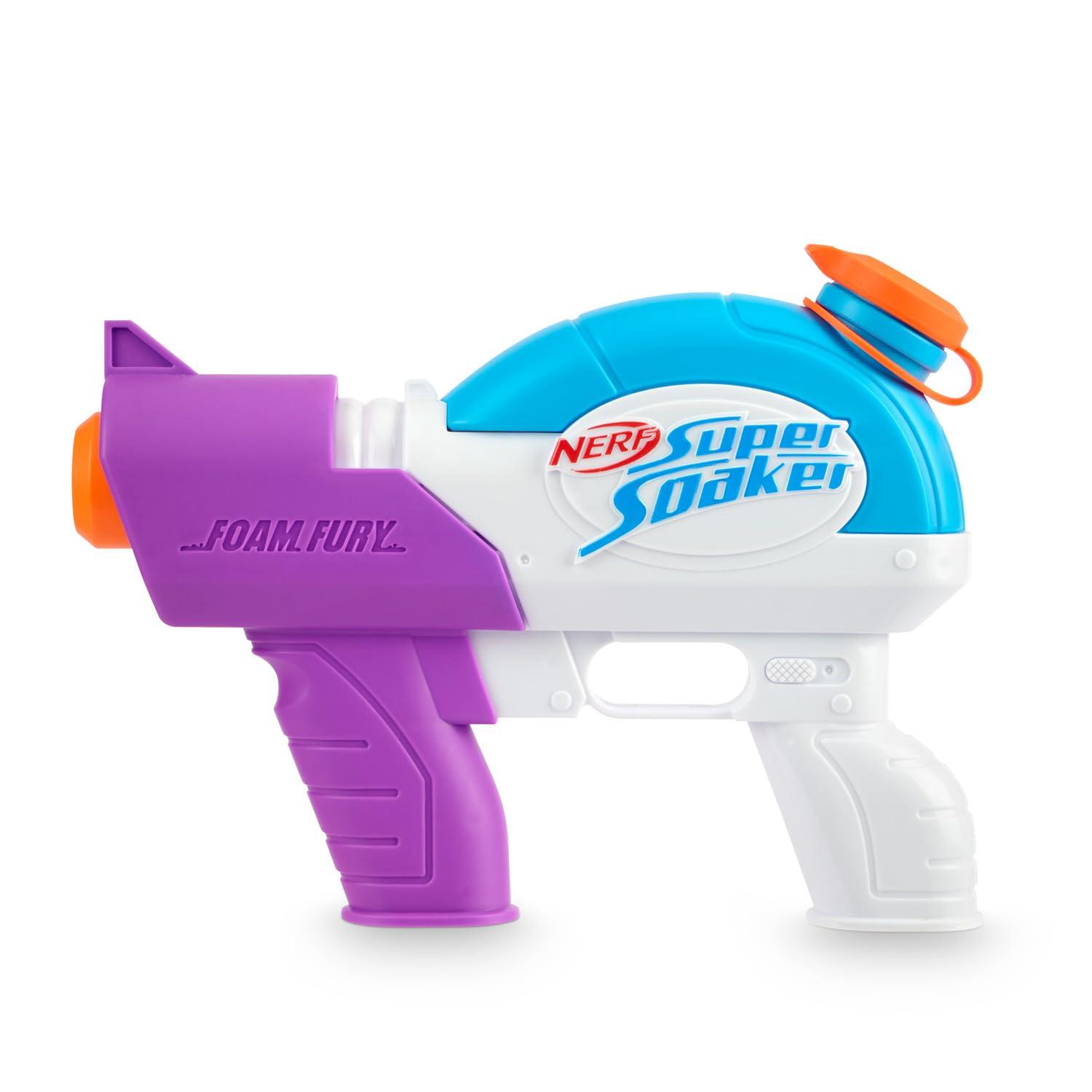 NERF Super Soaker Foam Fury Blaster – The Ultimate Foam Blaster for Outdoor Summer Fun