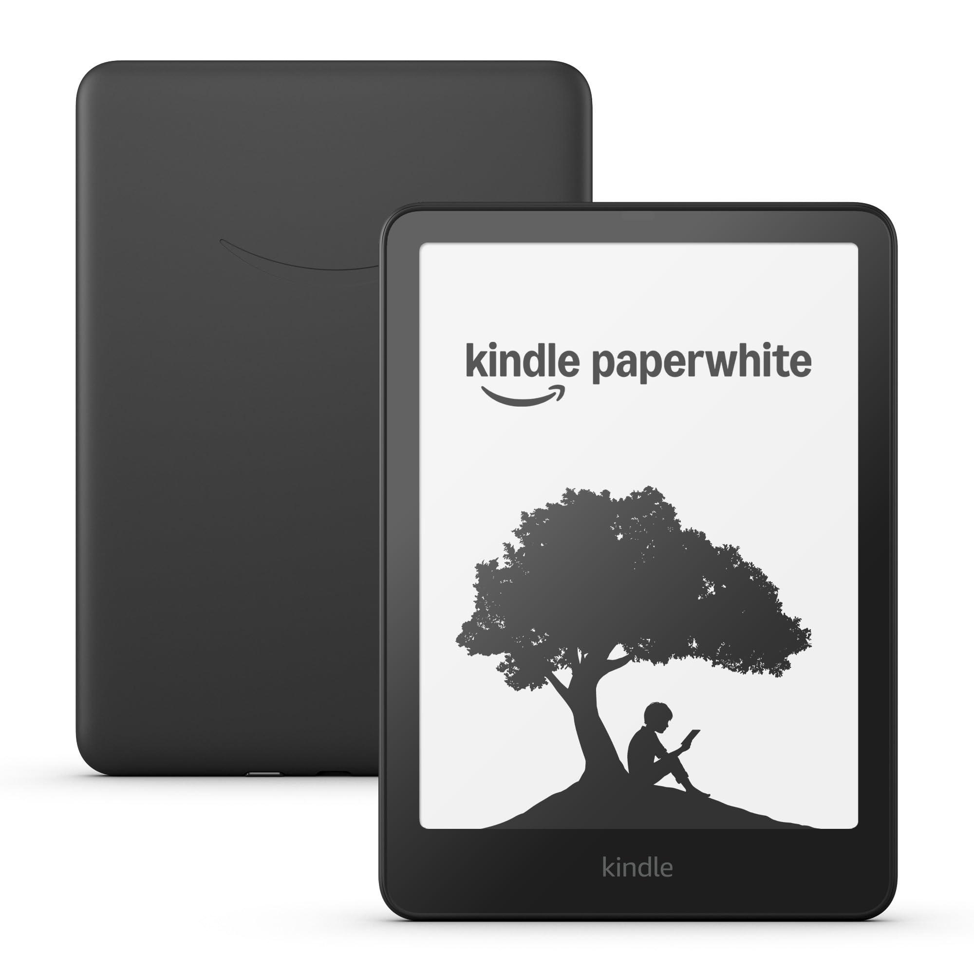 Amazon Kindle Paperwhite 16GB (newest model) – Our fastest Kindle ever, with new 7" glare-free display and weeks of battery life – Black
