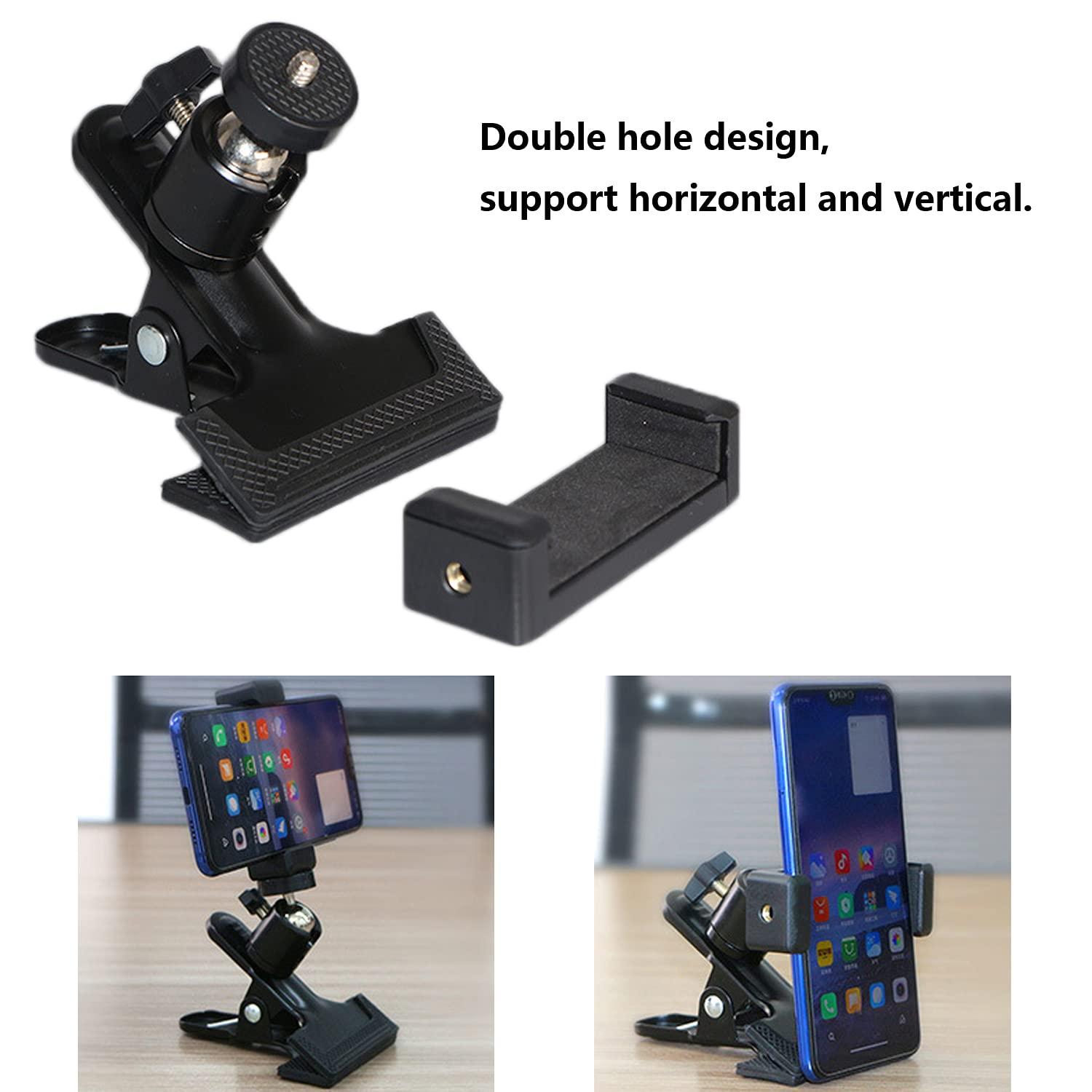 RockCheems Guitar Head Phone Holder Mount for Live Broadcast Teaching Video Recording Android and iPhone Compatible Guitar/Electric Guitar/Bass/Ukulele - Image 4