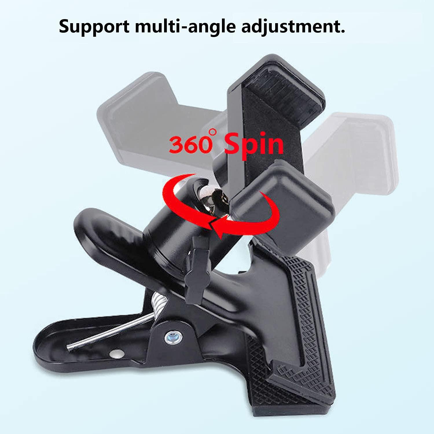 RockCheems Guitar Head Phone Holder Mount for Live Broadcast Teaching Video Recording Android and iPhone Compatible Guitar/Electric Guitar/Bass/Ukulele - Image 3