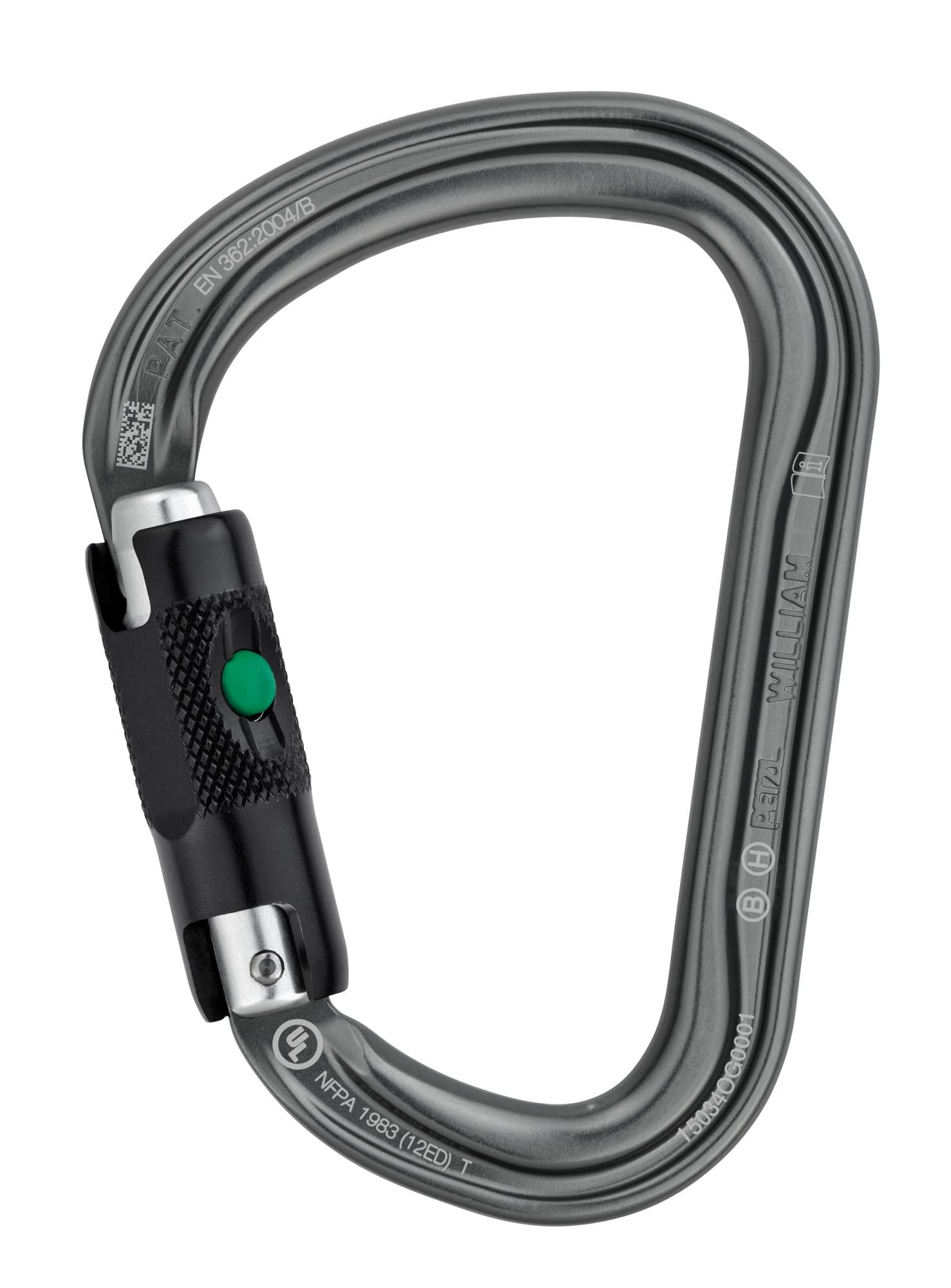 PETZL, William Carabiner - Lightweight Asymmetrical Large-Capacity Carabiner