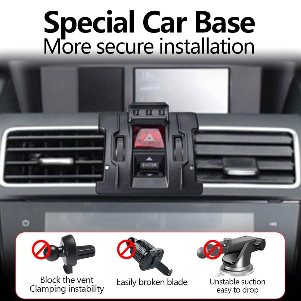 LUNQIN Car Phone Holder Mount for Subaru Forester 2014 2015 2016 2017 2018 Auto Accessories Interior Decoration Mobile Cell Smartphone Bracket - Image 2