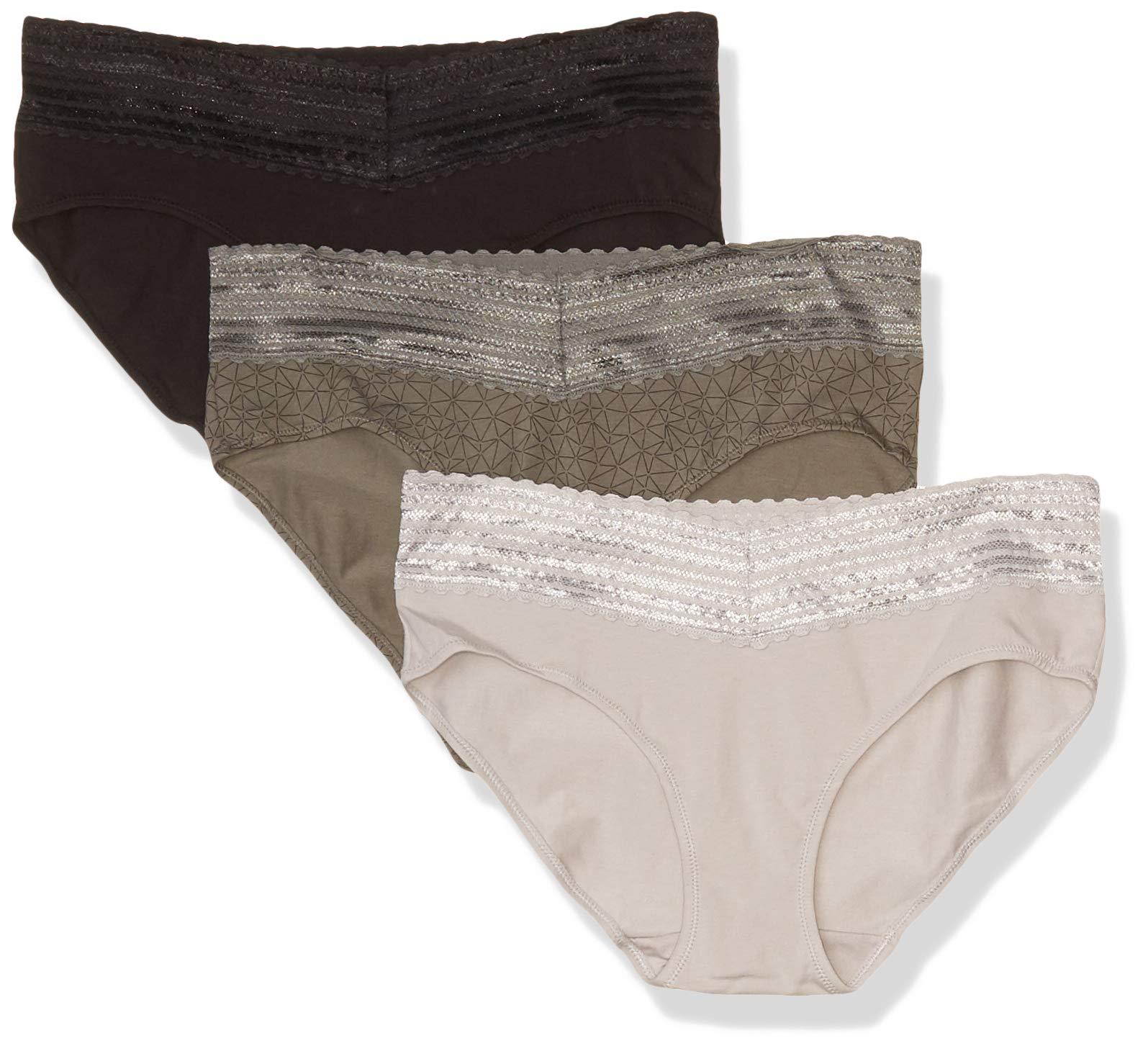 Warner's womens Blissful Benefits No Muffin 3 Pack Hipster Panties