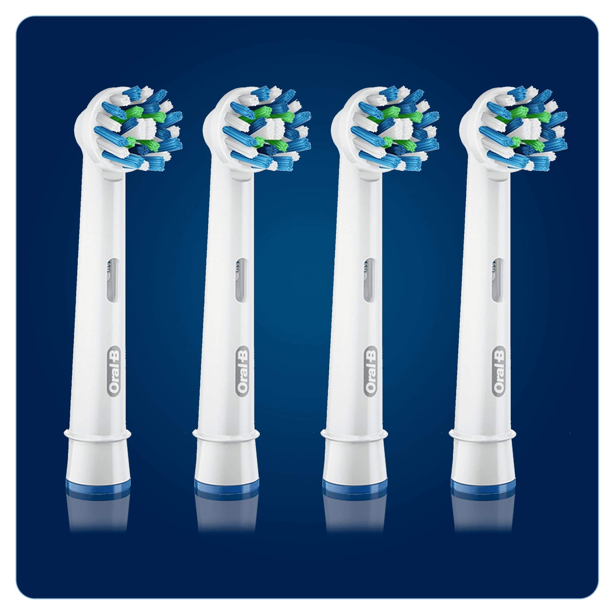 Oral B Cross Action Electric Toothbrush Replacement Brush Heads Refill, 4Count - Image 6