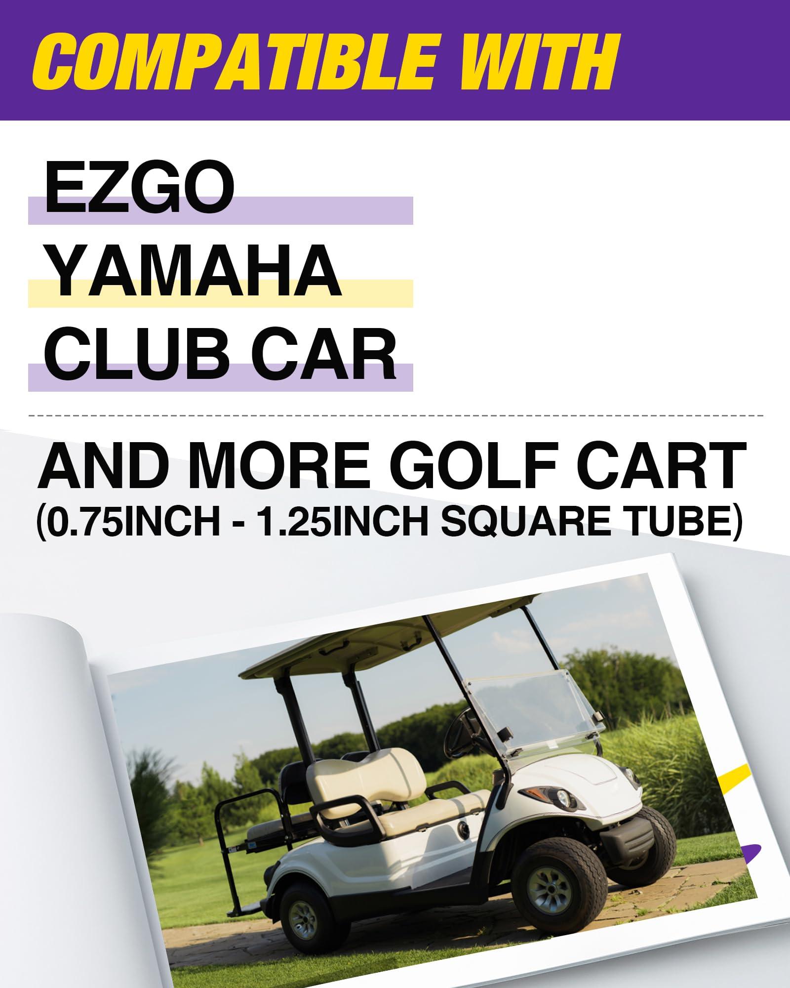 Golf Cart Phone Holder for EZGO Club Car Yamaha, Universal Phone Mount Compatible with iPhone Galaxy Google Pixel All Smartphones, Upgraded Golf Cart Accessories Fit Big Phones and Thick Phone Cases - Image 5