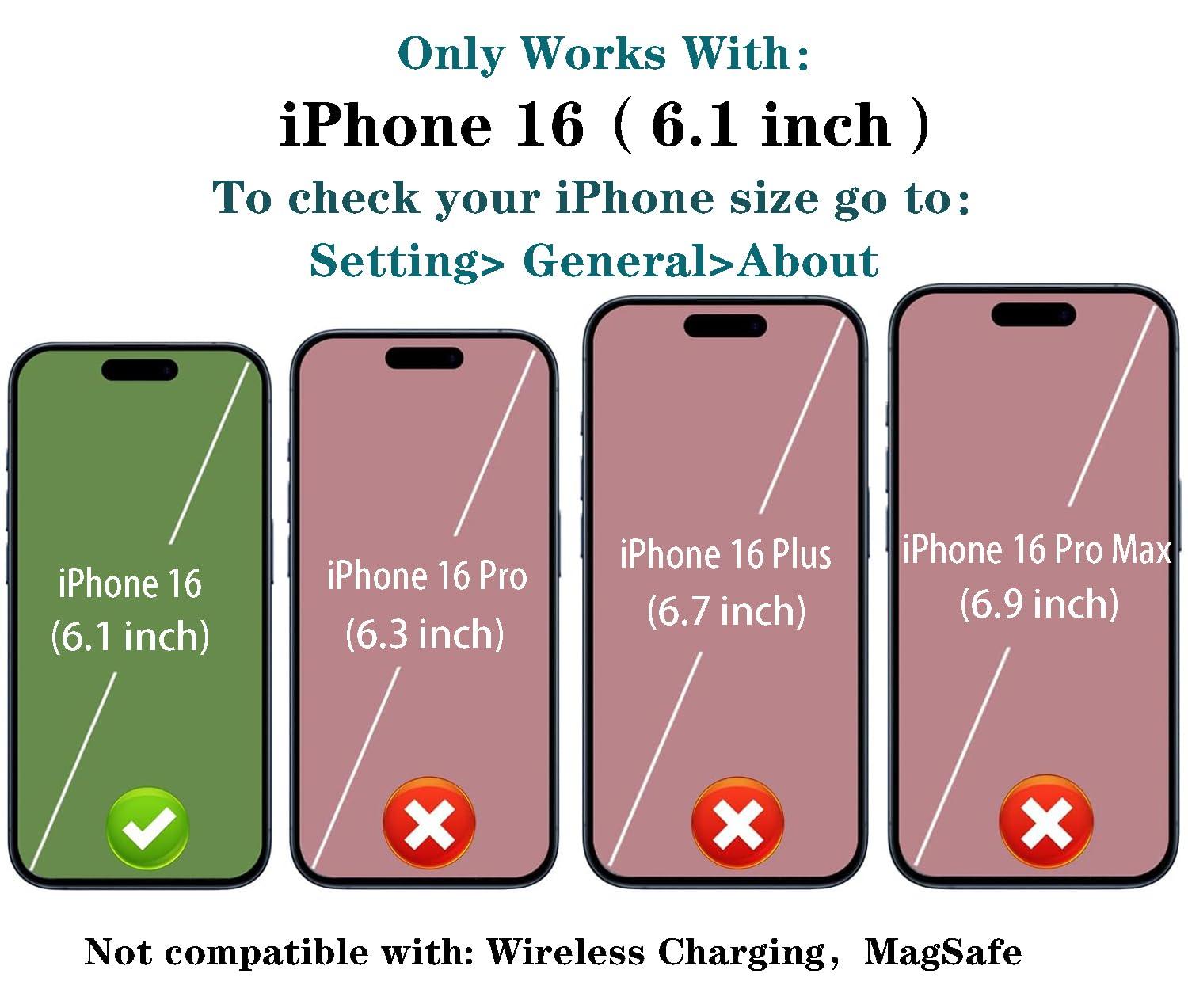 KelaSip for iPhone 16 Crossbody Wallet Case,Zipper Phone Case with RFID Blocking Card Holder Wrist Strap Purse Cover Gift for Women Compatible with iPhone 16 6.1", Black - Image 2