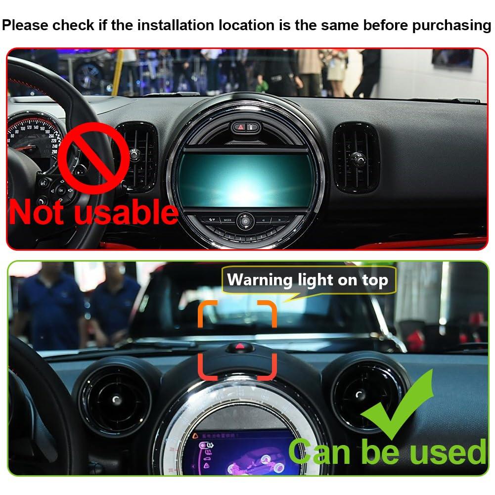 Car Phone Holder for BMW MINI Cooper Auto Accessories [Only for 2007-2013 MINI Cooper] [Auto Lock Hands Free Cell Phone Mount Car fits for iPhone & All Smartphones] - Image 2