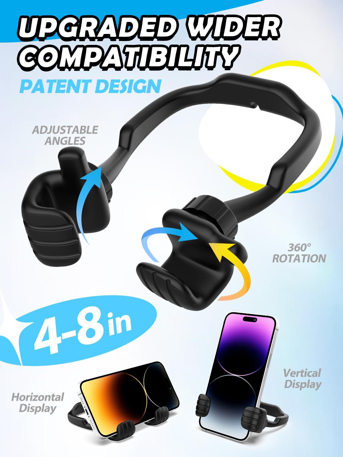 Dad Gifts for Fathers Day from Daughter Son Cell Phone Stand: 2 Pack UPGRADE Adjustable Thumbs Up Lazy Phone Holder for Desk Fun Birthday Gifts for Grandma Teens Girls Boys Adults Husband from Wife - Image 2