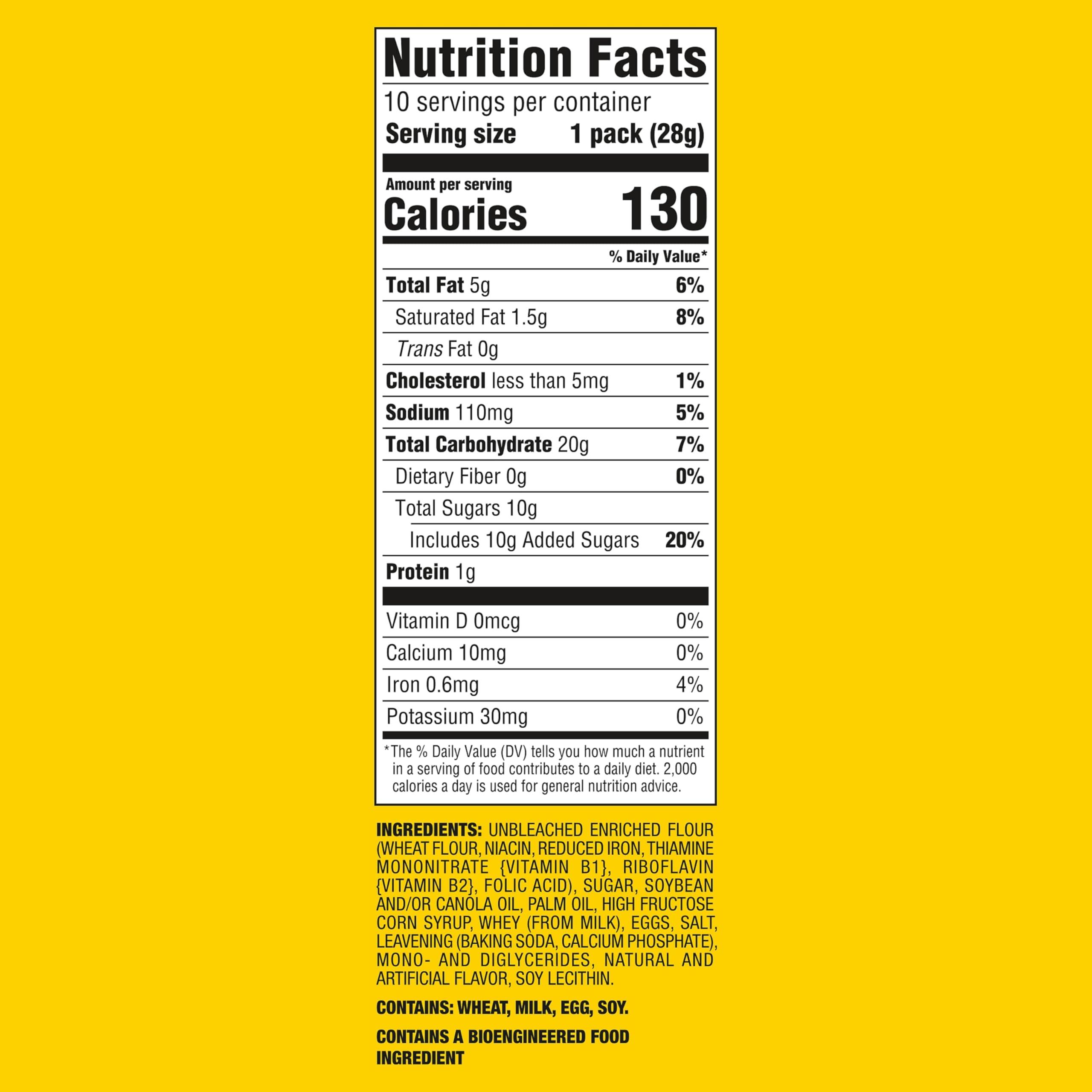 NILLA Wafers Mini Cookies, Vanilla Wafers, 10 Snack Packs - Image 2