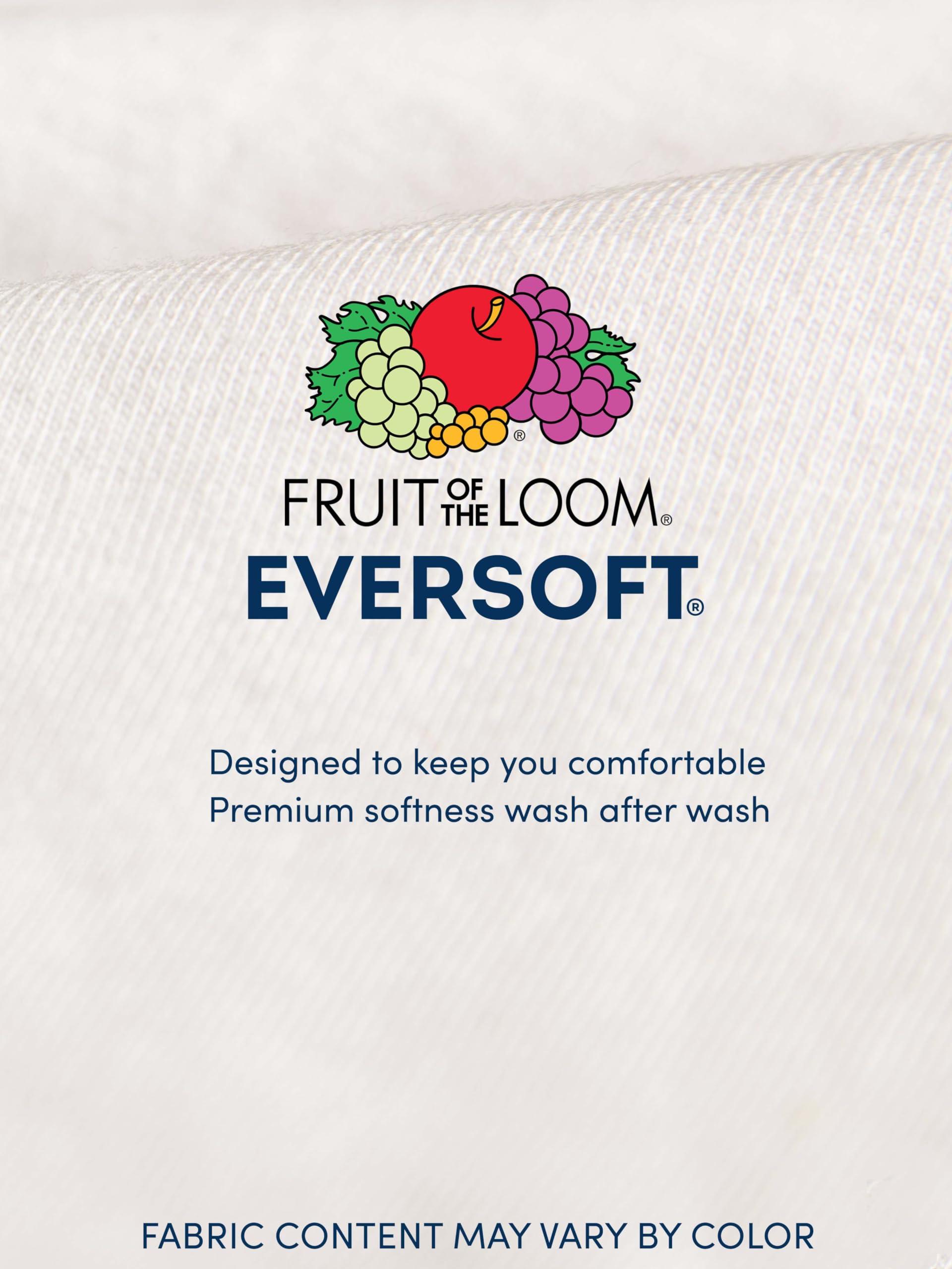 Fruit of the Loom Men's Crew Tee Undershirts, Moisture Wicking & Tag Free, Also Available in Big & Tall - Image 6