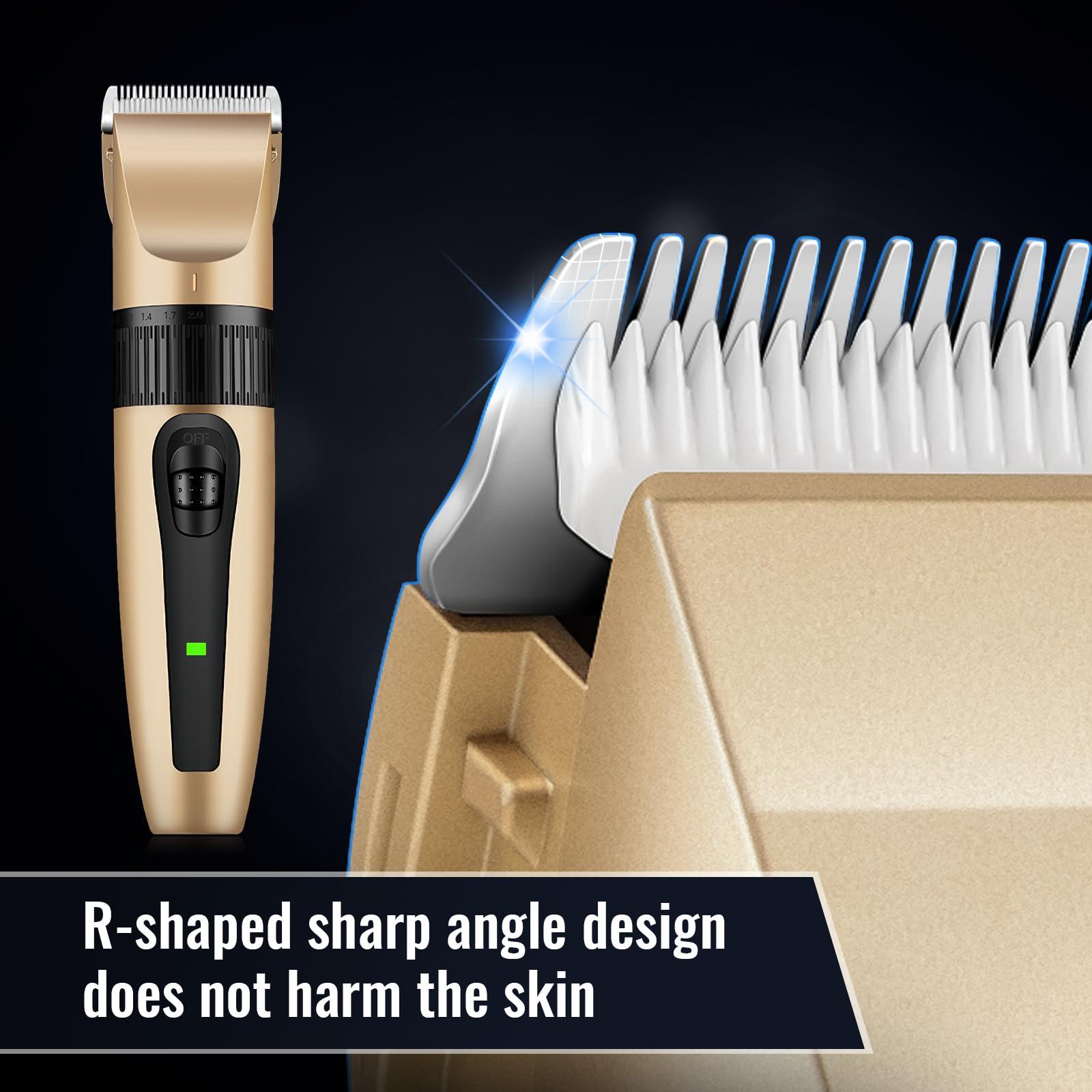 Hair Clipper Trimmer Set JVXYUIEH Beard Trimmer Men's Cordless Hair Clippers Suitable for Men, Women, and Children - Image 4