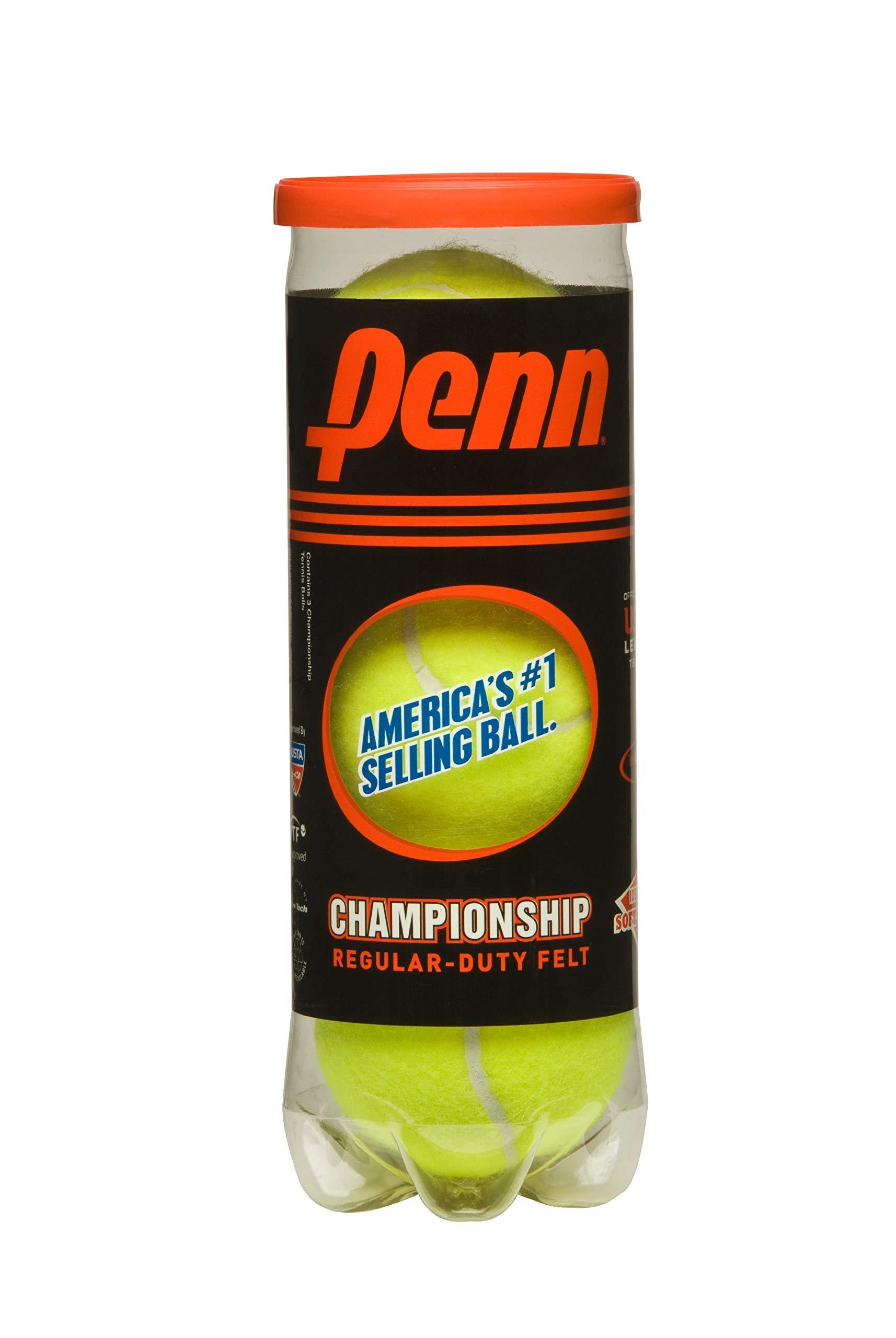 Penn Championship Tennis Balls - Regular Duty Felt Pressurized Tennis Balls