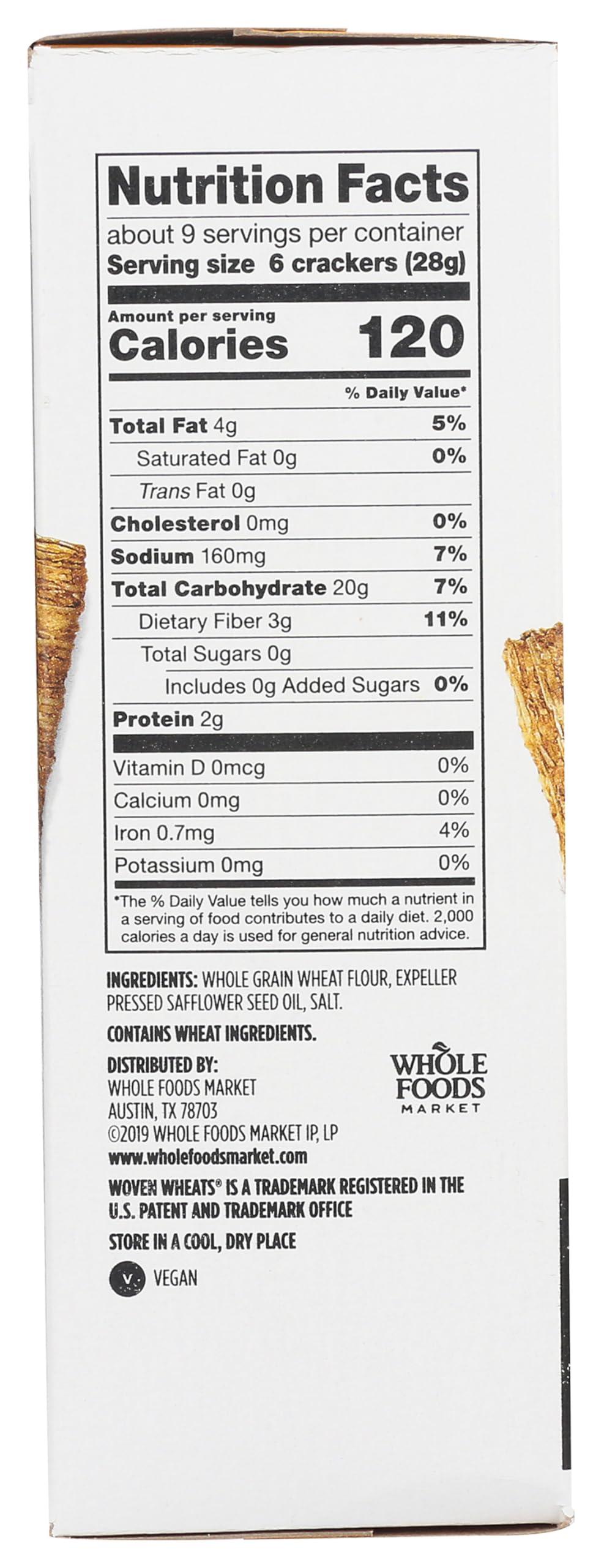 365 by Whole Foods Market, Woven Wheat Crackers, 7 OZ - Image 2