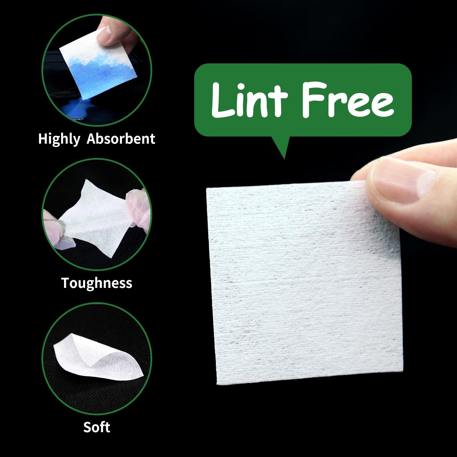ILANSIN 1700PCS gun cleaning supplies—1500PCS Gun Cleaning Patches +200PCS Gun Cleaning swabs,2"x2"Lint Free Gun Cleaning Rags,6"Long Cotton swabs for 9mm and All Caliber of Firearms.Gun Cleaning Kit - Image 3