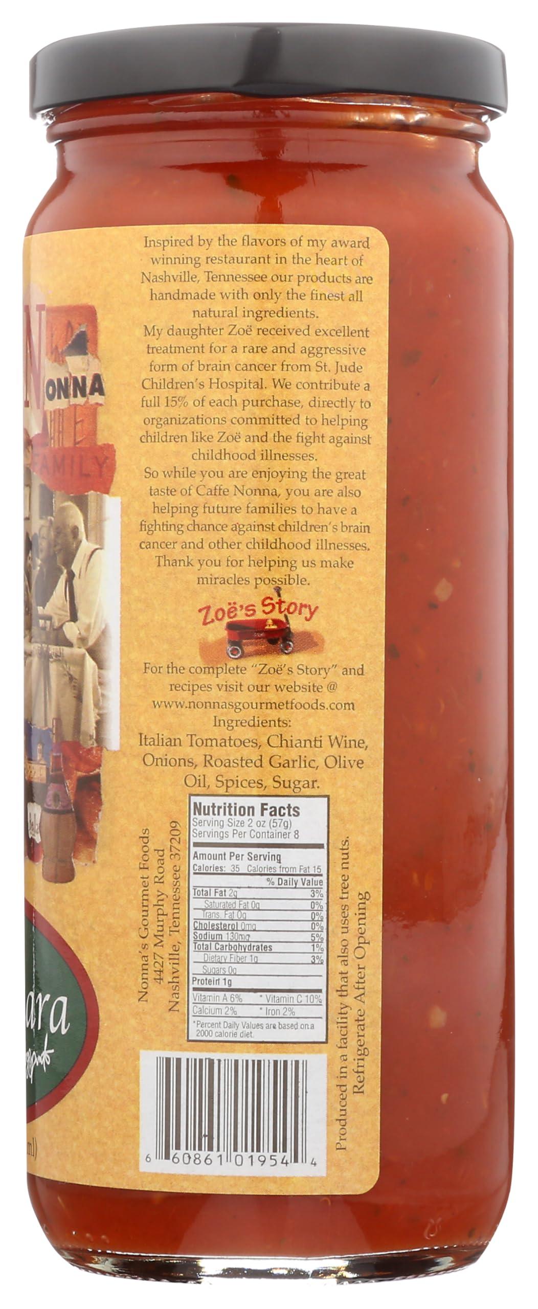 NONNAS GOURMET Marinara Sauce, 16 FZ - Image 5
