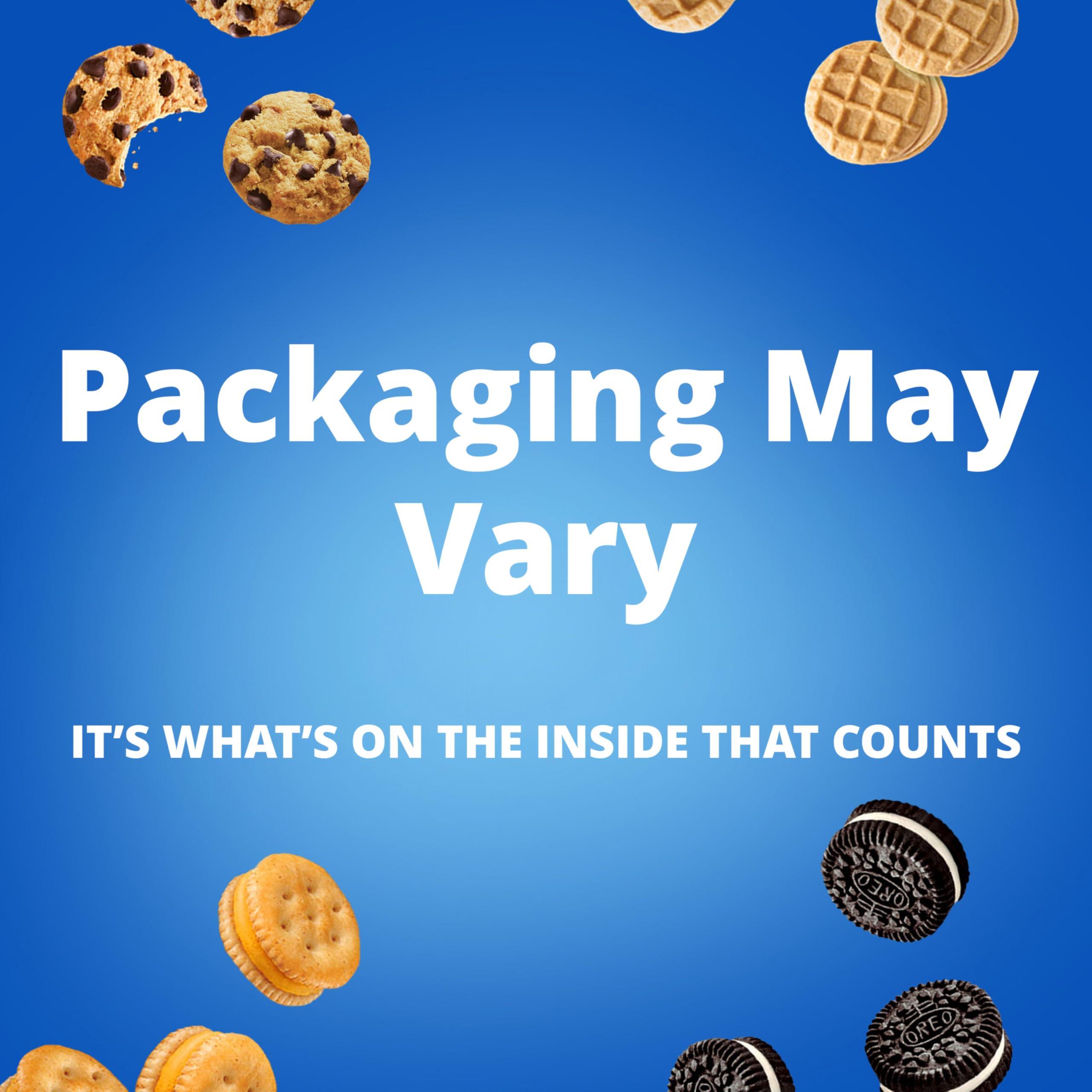 OREO Mini Cookies, CHIPS AHOY! Mini Cookies, Nutter Butter Bites & RITZ Bits Cheese Crackers Variety Pack, 15 Big Bags - Image 4