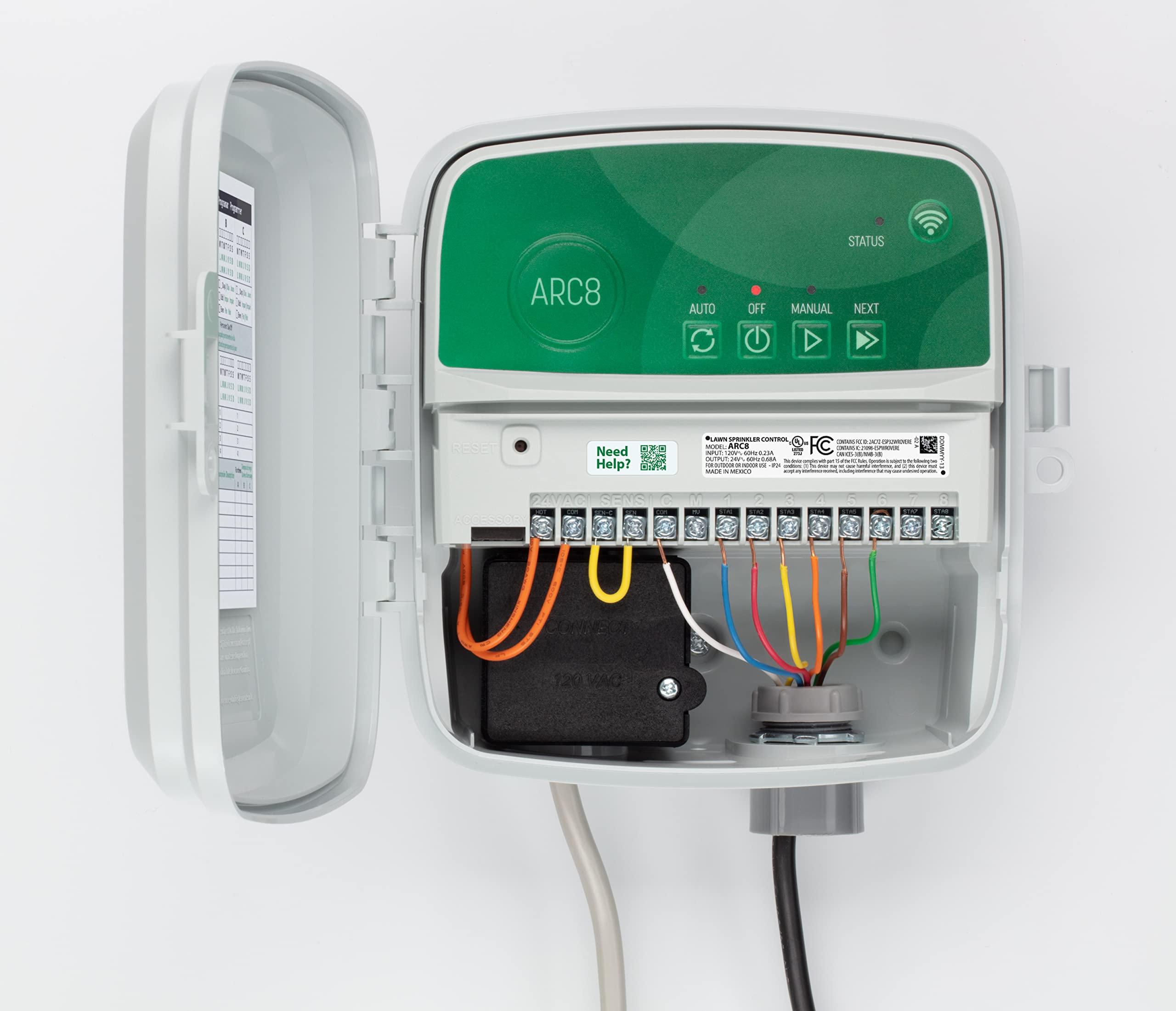 Rain Bird ARC8 App-Based Indoor/Outdoor Smart Irrigation WiFi Timer/Controller, 8-Zone/Station, EPA WaterSense Certified, Compatible with Alexa - Image 11