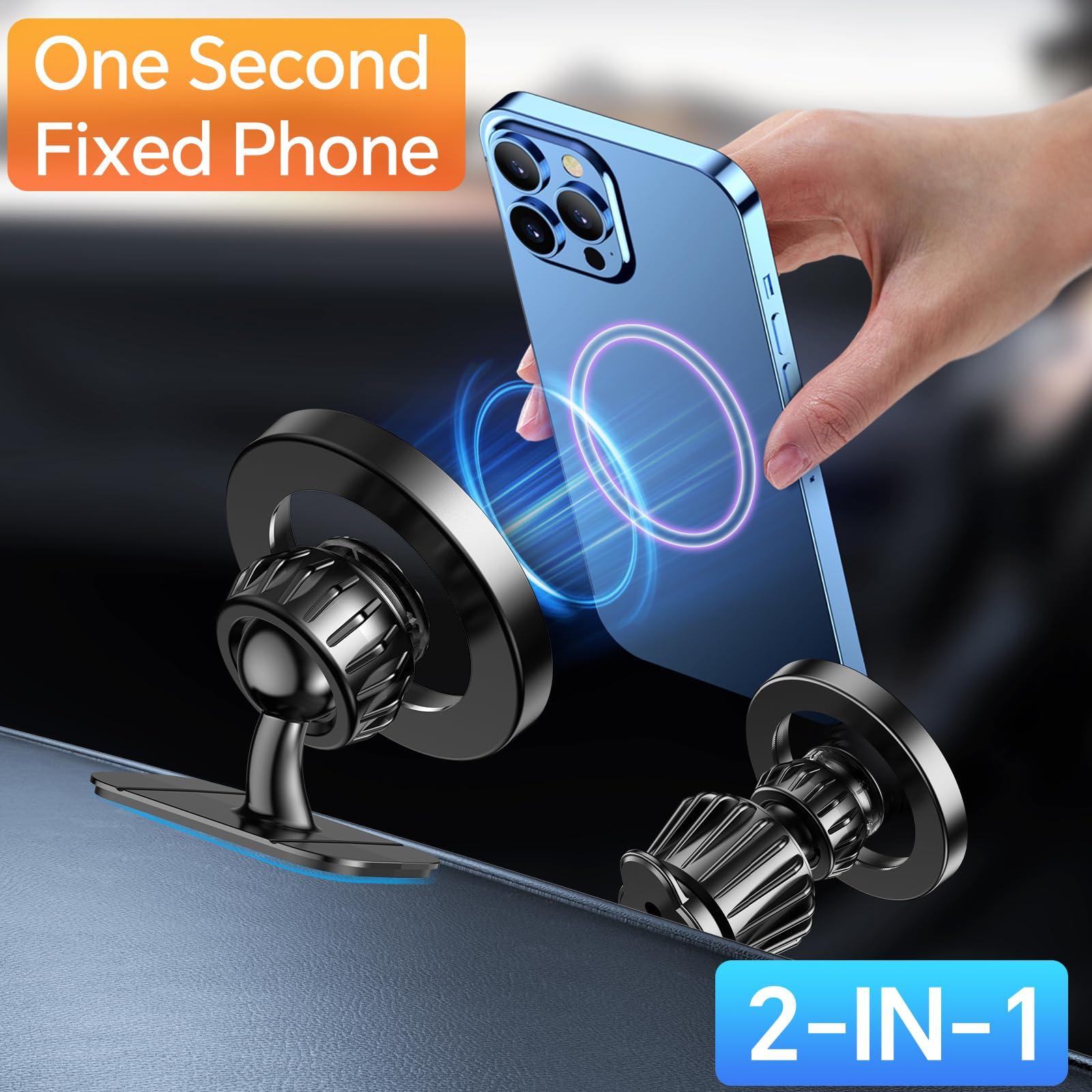 Kaistyle for Magsafe Car Mount【20 Strong Magnets】Magnetic Phone Holder for Car Phone Holder Mount Dash【360°】Cell Phone Holders for Your Car Accessories for Women Men iPhone 16 Pro Max 15 14 13 12 Plus - Image 10