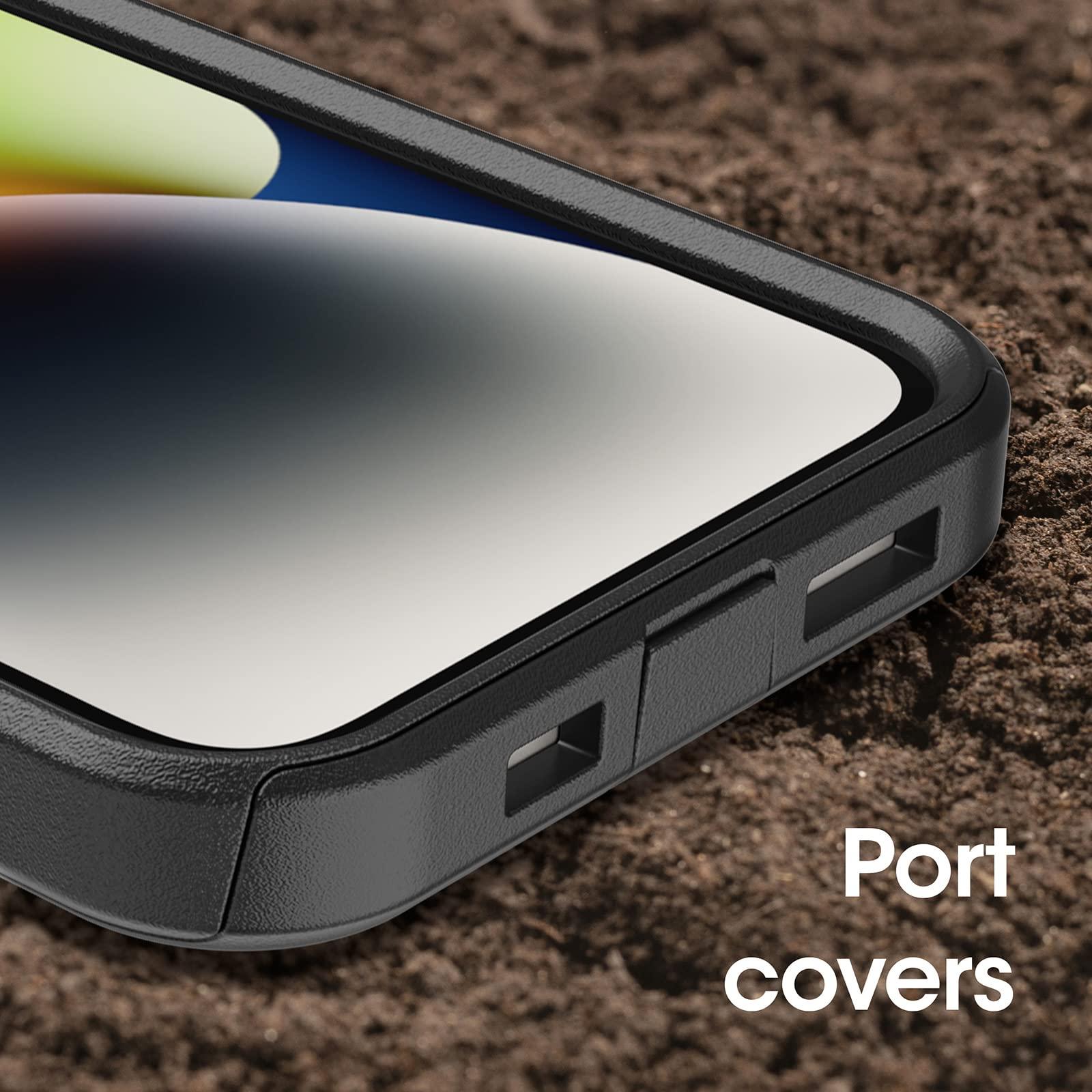 OtterBox iPhone 14 & iPhone 13 Commuter Series Case - Black, Slim & Tough, Pocket-Friendly, with Port Protection - Image 5