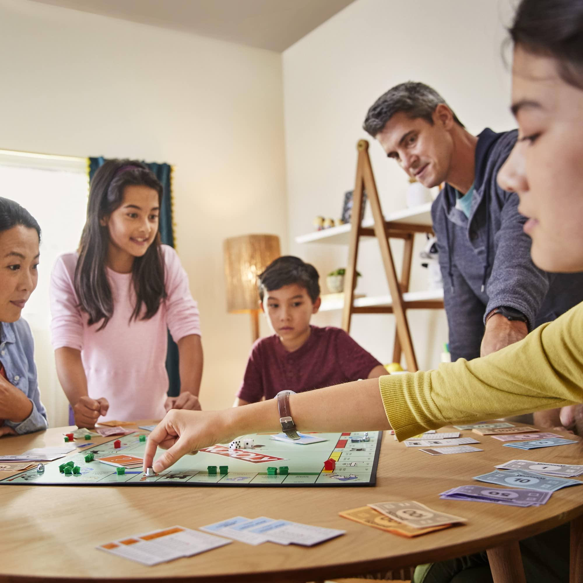 Monopoly Game, Family Board Games for 2 to 6 Players & Kids Ages 8 and Up, Includes 8 Tokens (Token Vote Edition) - Image 2