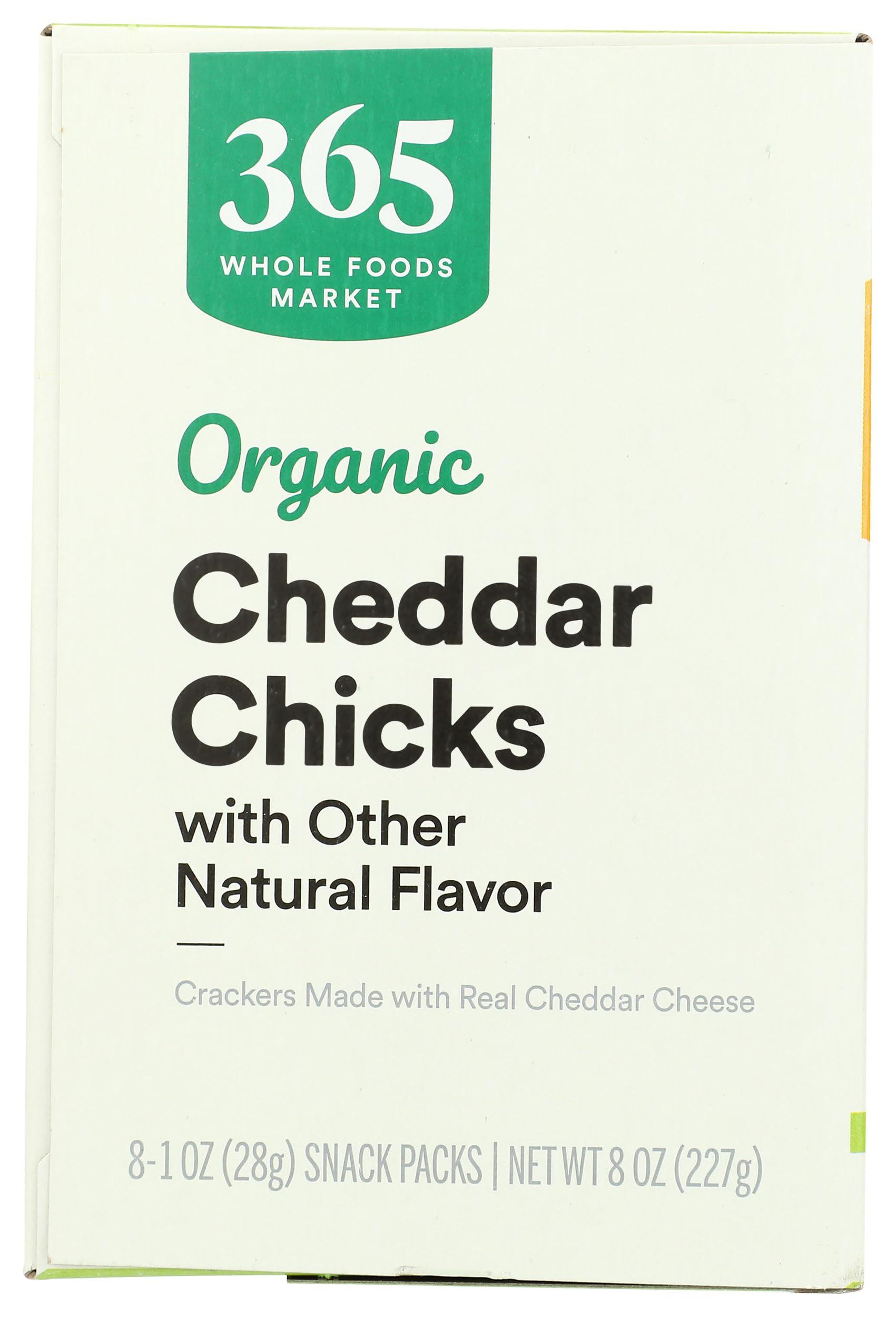 365 by Whole Foods Market, Organic Cheddar Chicks Crackers, 8 Pack - Image 4