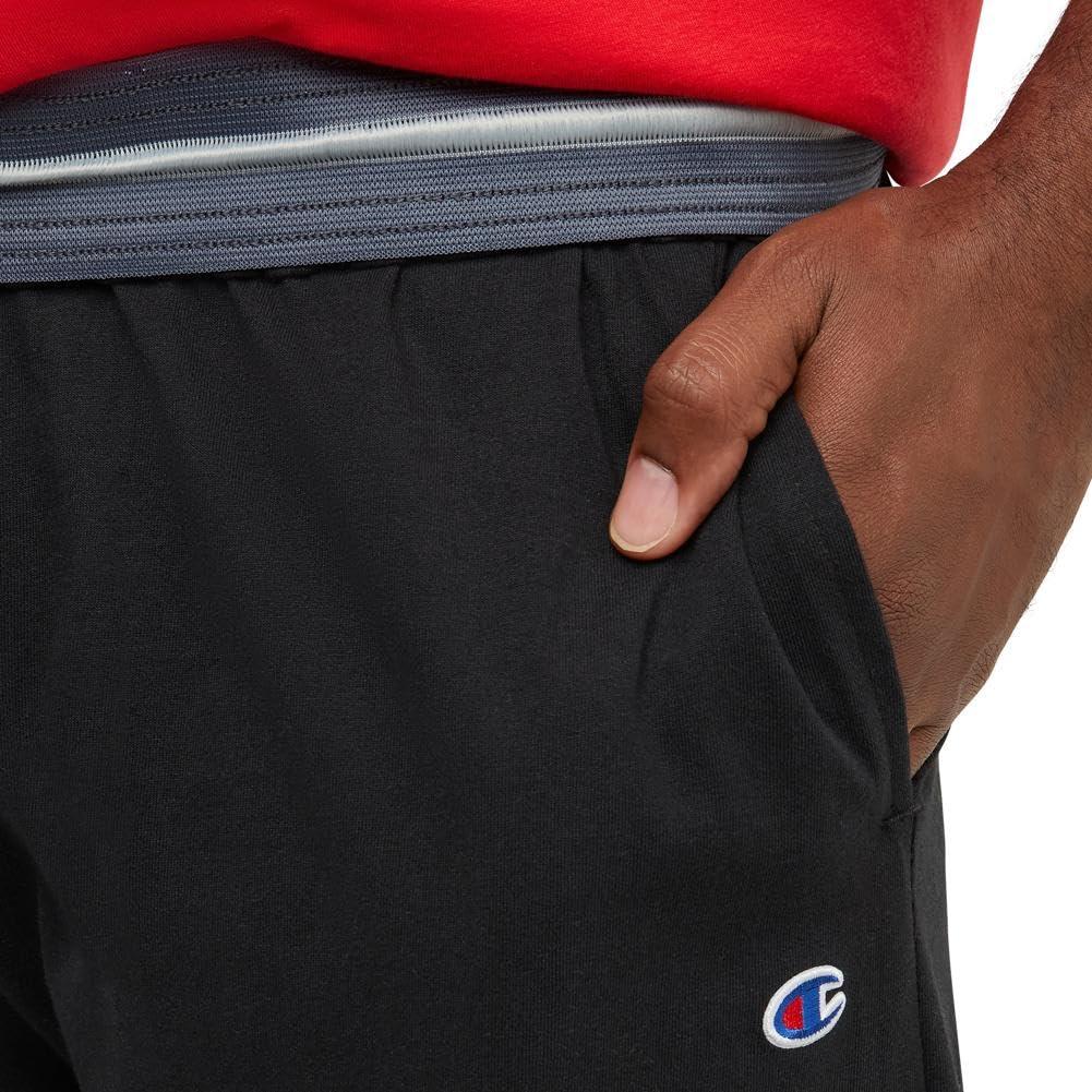 Champion mens Pants, Everyday Cotton, Lightweight Open-hem Lounge Pants for Men (Reg. Or Big & Tall)Track Pants - Image 4