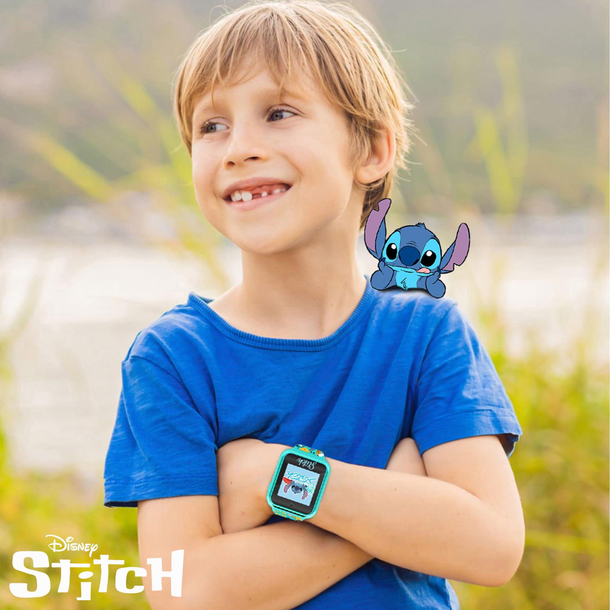 Disney Stitch Kids Smartwatch with Touchscreen, Camera, Games, Timer, Step Counter, Alarm & Calculator – Fun Interactive Watch with 10 Faces & Printed Silicone Strap – Fits Wrists 5.5" to 8" - Image 4