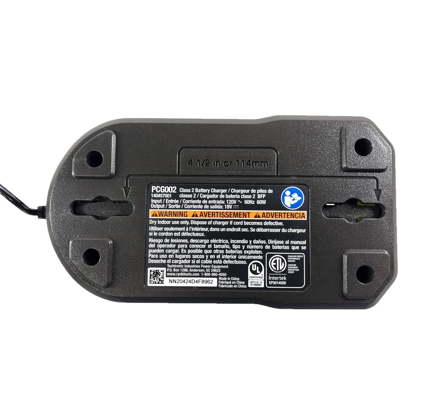 TTI 18-Volt Ryobi Charger PCG002, (NO Retail Packaging, Bulk Packaged) - Image 4