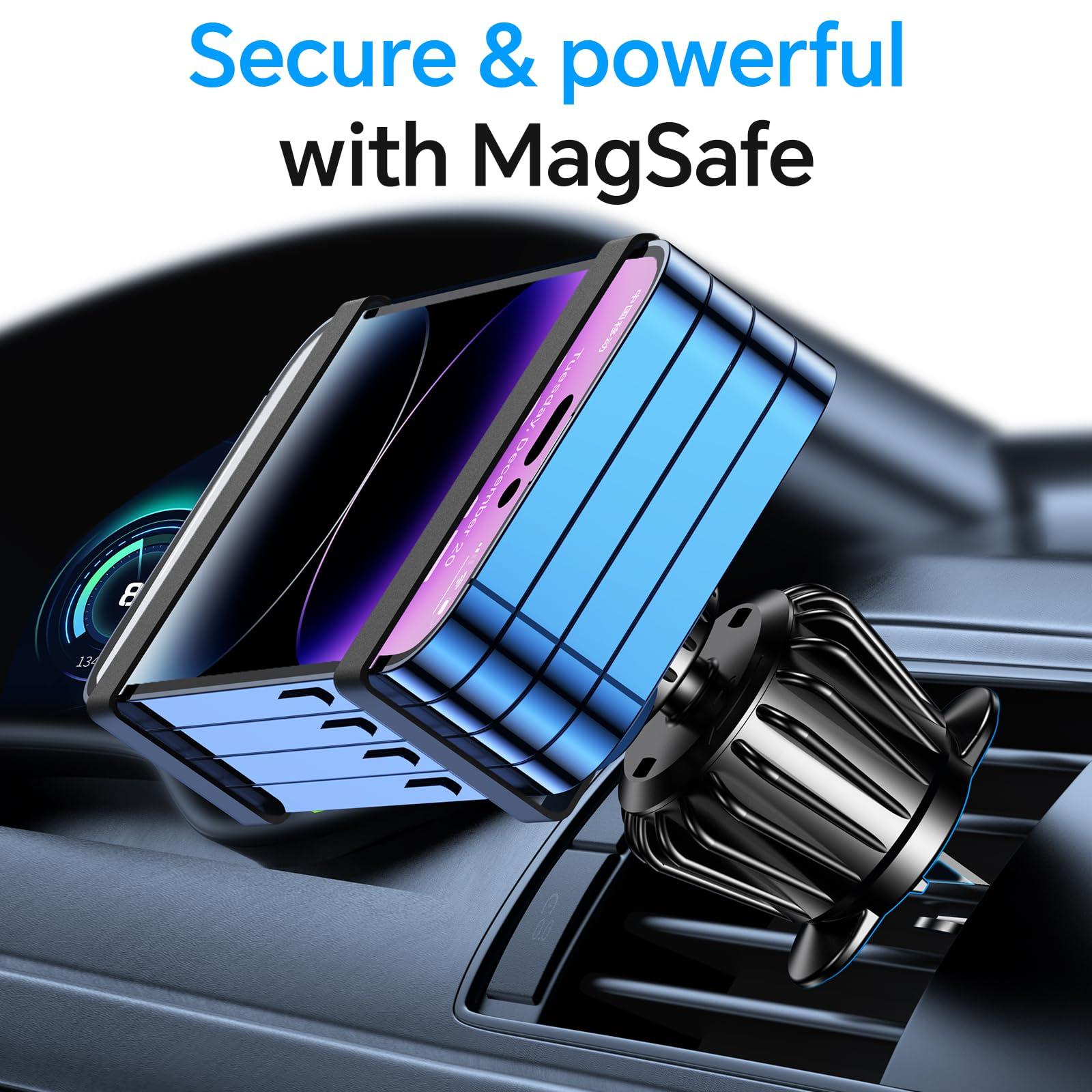 Kaistyle for Magsafe Car Mount【20 Strong Magnets】Magnetic Phone Holder for Car Phone Holder Mount Dash【360°】Cell Phone Holders for Your Car Accessories for Women Men iPhone 16 Pro Max 15 14 13 12 Plus - Image 9