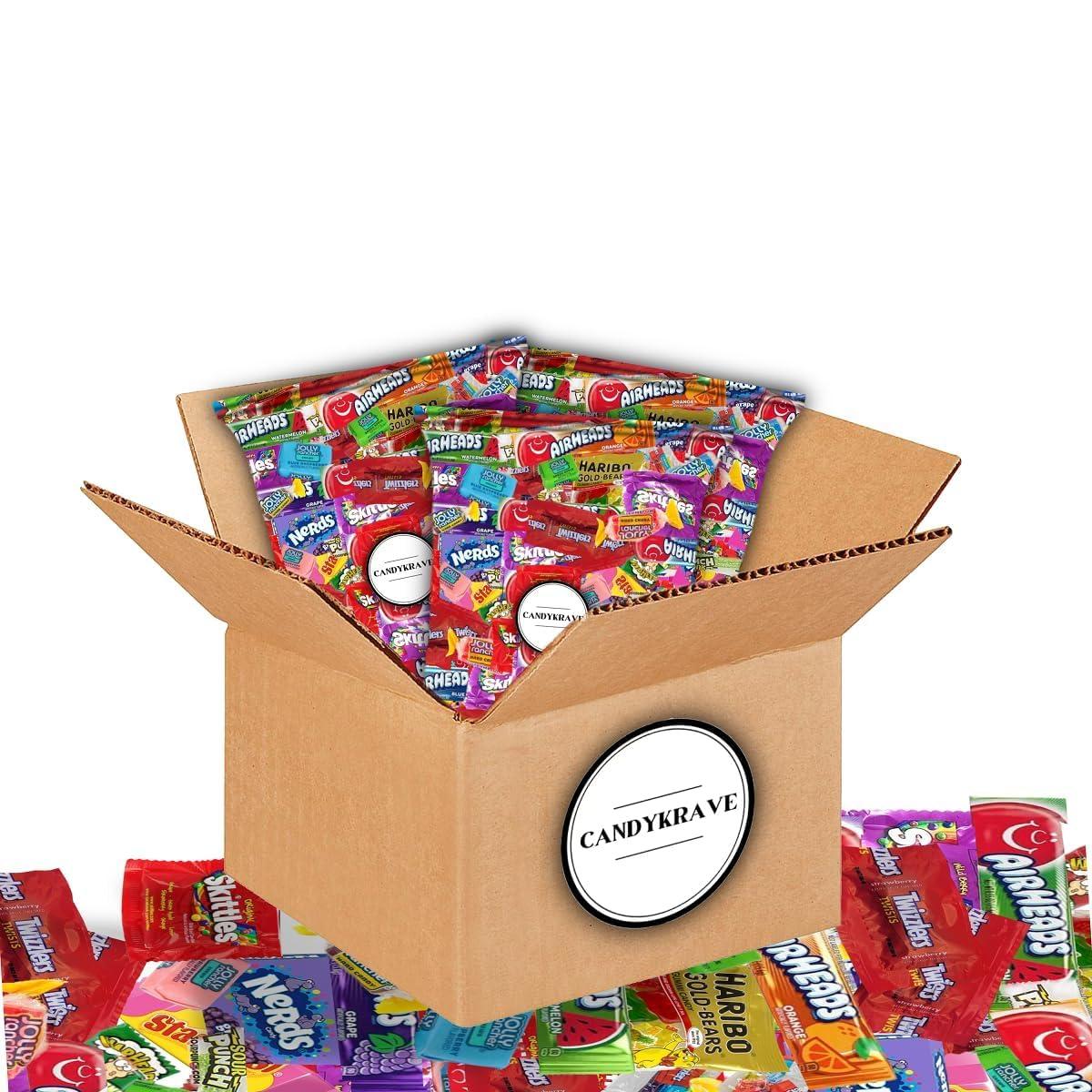 CandyKrave Assorted Candy Variety Pack - 10 Fruity Flavors - 2 lbs Bulk Candy Bag - Individually Wrapped Pinata Candy Mix - Delicious Sweets for Birthdays, Pantry, Baby Showers & Gender Reveal - Image 5