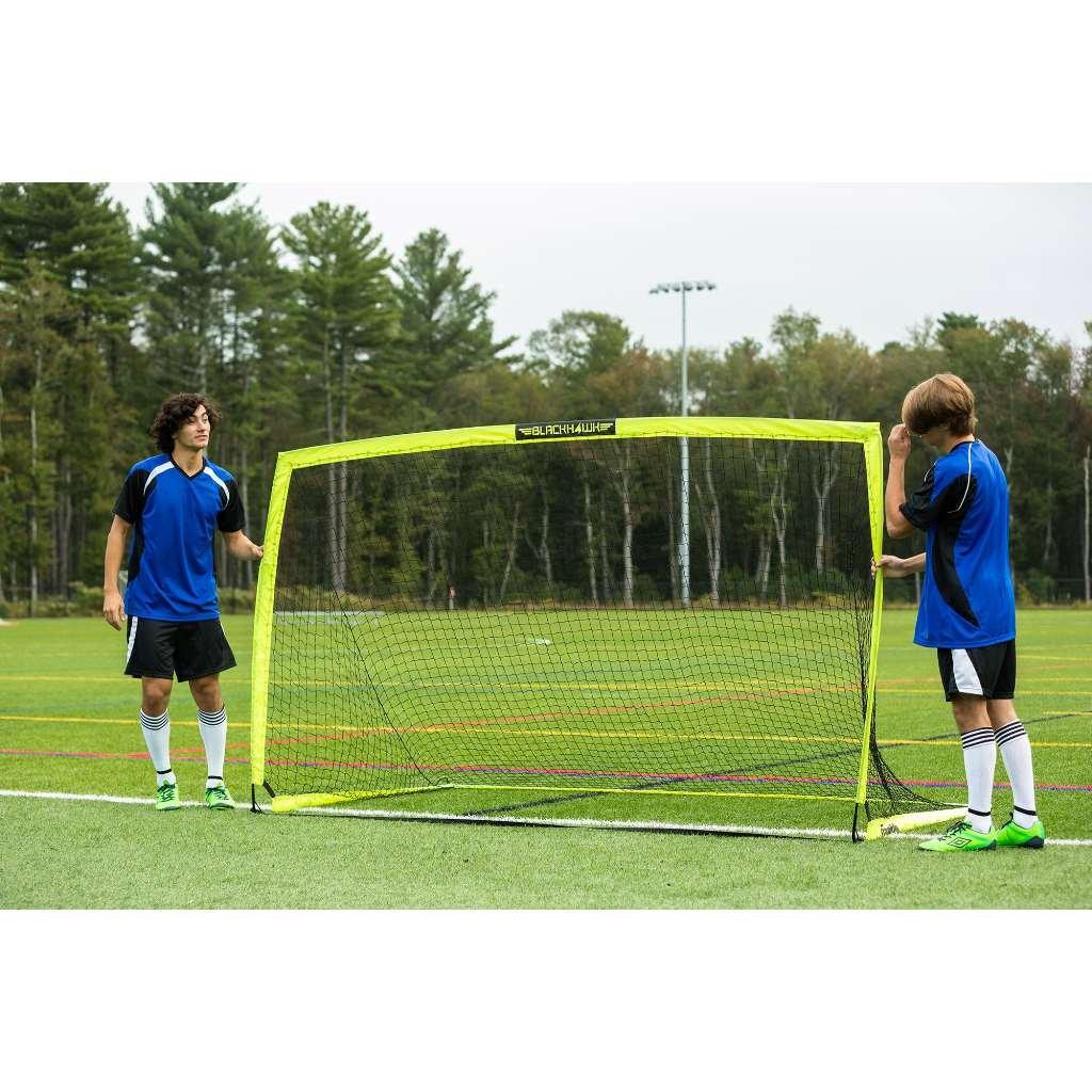 Franklin Sports Blackhawk Backyard Soccer Goal - Portable Pop Up Soccer Nets - Youth + Adult Folding Indoor + Outdoor Goals - Multiple Sizes + Colors - Perfect for Games + Practice - Image 5