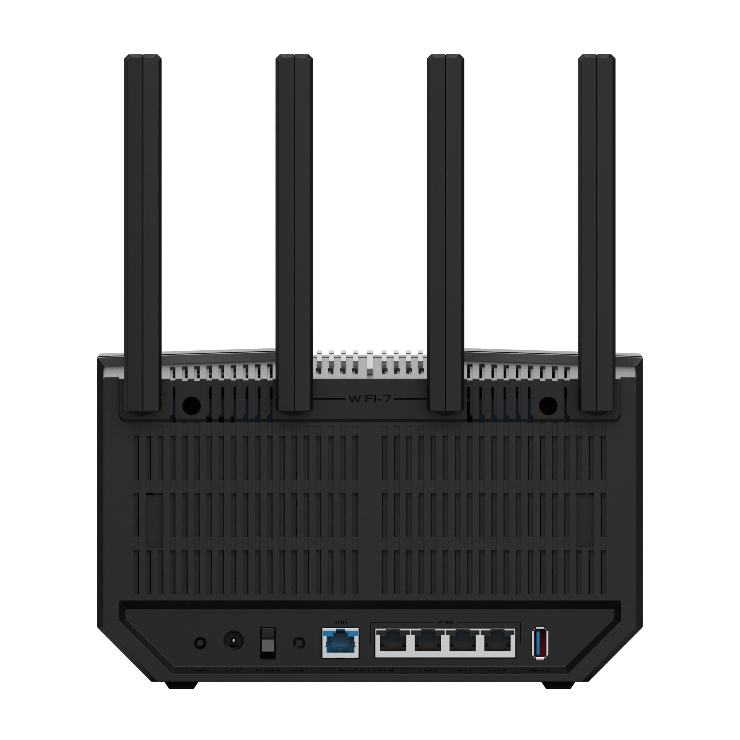 ASUS RT-BE92U BE9700 Tri-Band WiFi 7 Router, Supports New 320MHz Bandwidth & 4096-QAM, MLO, AI WAN Detection, AiMesh Support, Subscription-Free Network Security & Comprehensive VPN Features - Image 10