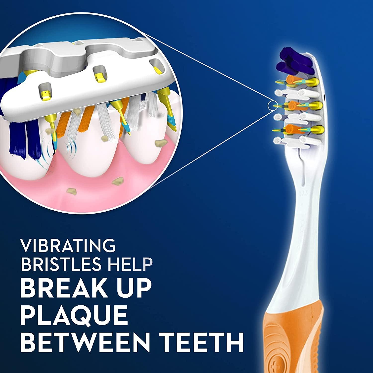 Oral-B Pulsar Expert Clean Battery Toothbrush, Medium, Tooth Brush Pack of 2, (Packaging may vary), Oral Care - Image 3