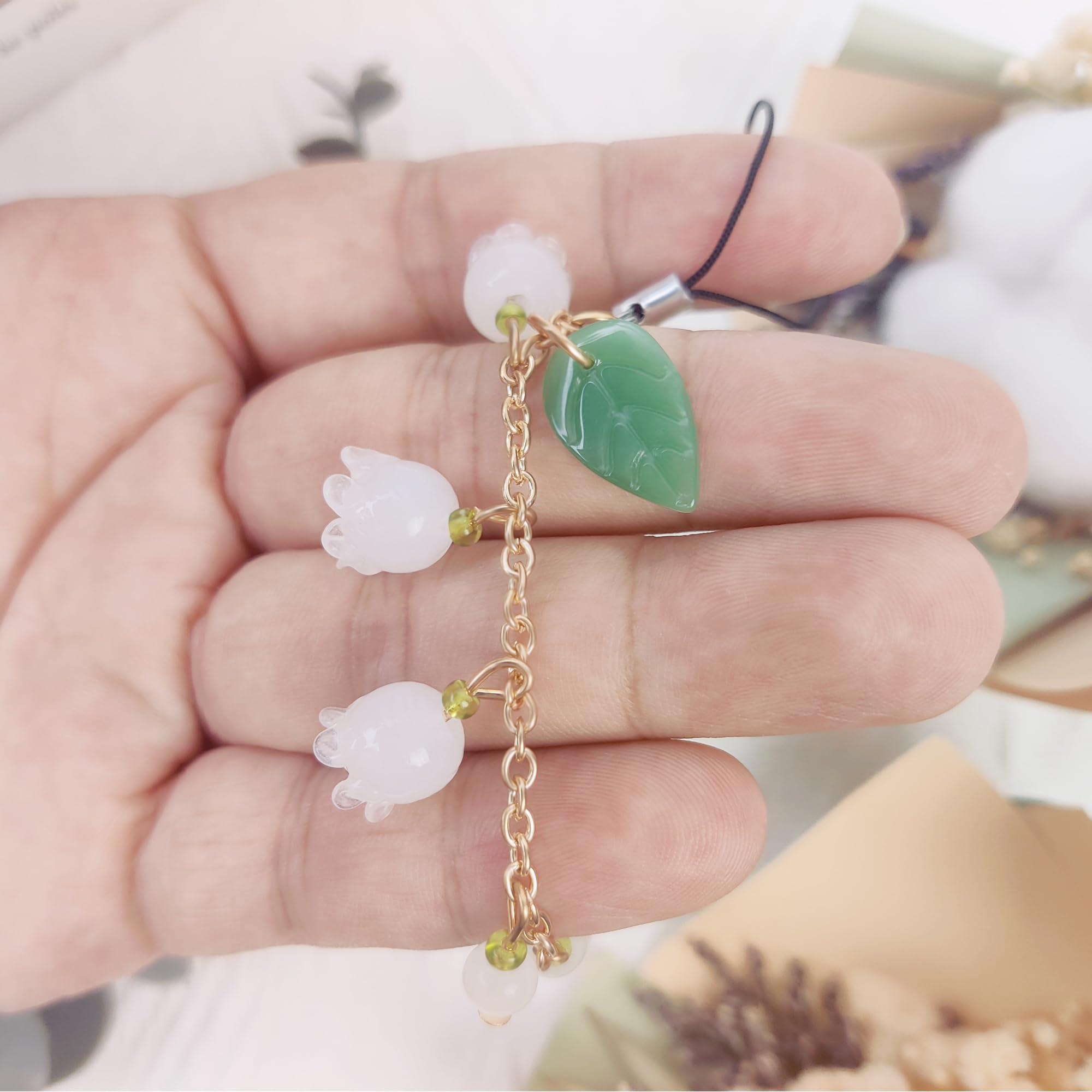 cioatu 1-4PCS Cute Phone Charms Aesthetic Y2K Cell Phone Charms Strap Pink Strawberry Butterfly Star PhoneCharm Y2K Accessories for Bag Keychain Airpods Camera Pendants Decor - Image 3