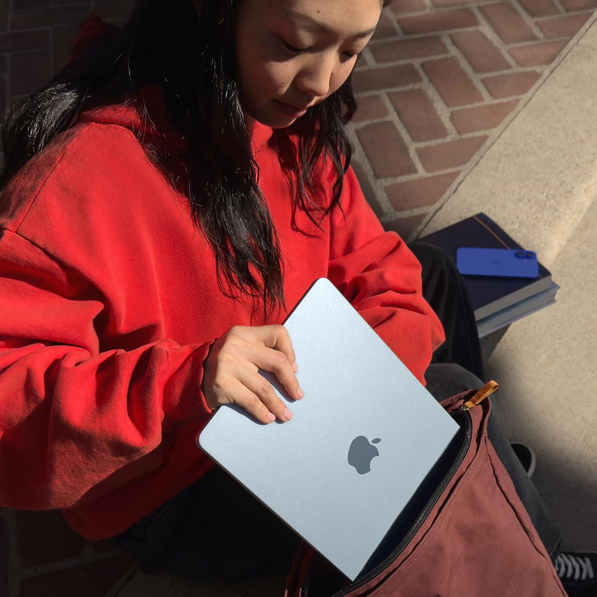 Apple 2025 MacBook Air 13-inch Laptop with M4 chip: Built for Apple Intelligence, 13.6-inch Liquid Retina Display, 16GB Unified Memory, 256GB SSD Storage, 12MP Center Stage Camera, Touch ID; Midnight - Image 2