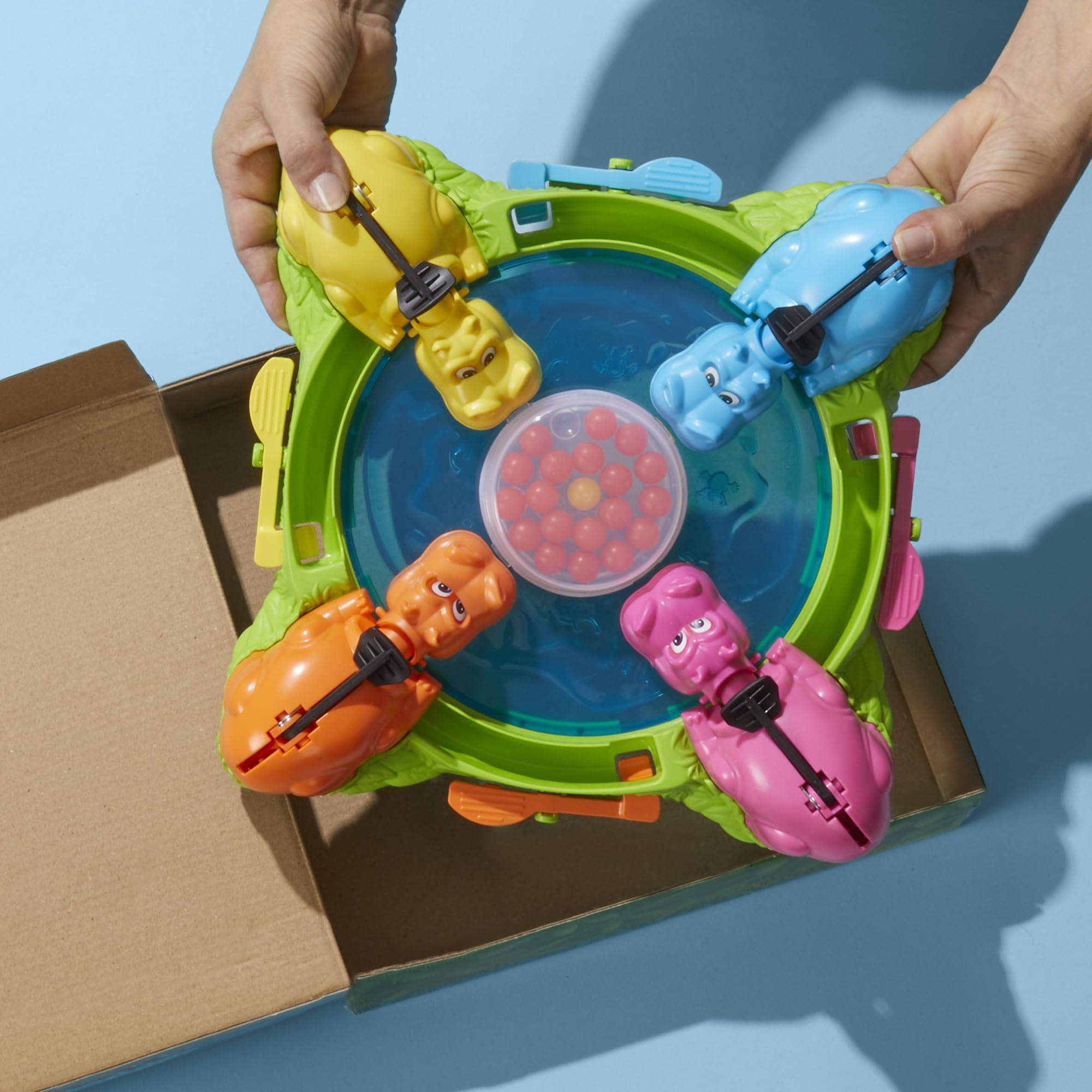 Hungry Hungry Hippos Game for Preschoolers | Instant Marble Relaunch, Easy Set-Up & Storage| Ages 4 and Up | 2 to 4 Players | Kids Games - Image 2