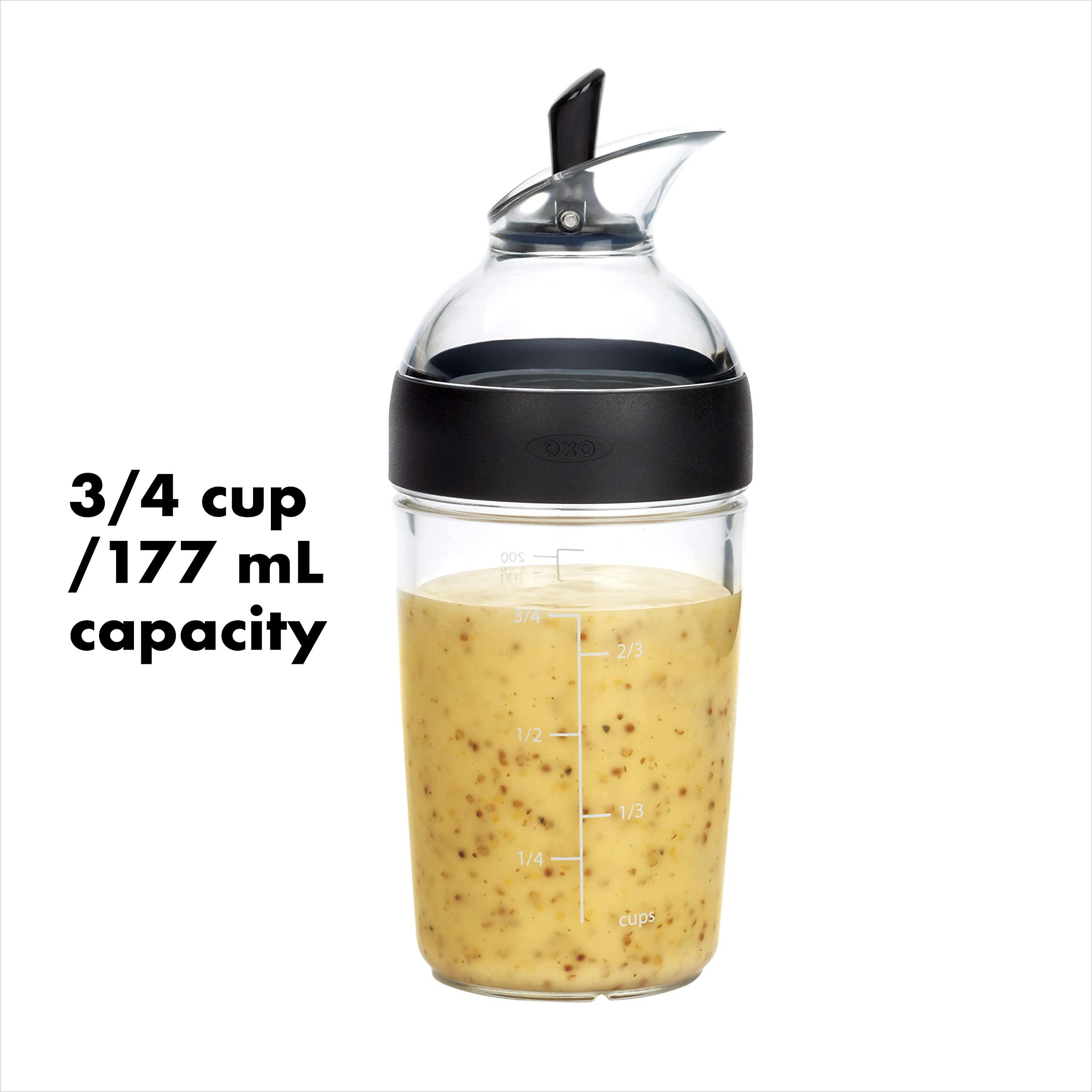 OXO Good Grips Little Salad Dressing Shaker - Black, Small - Image 7