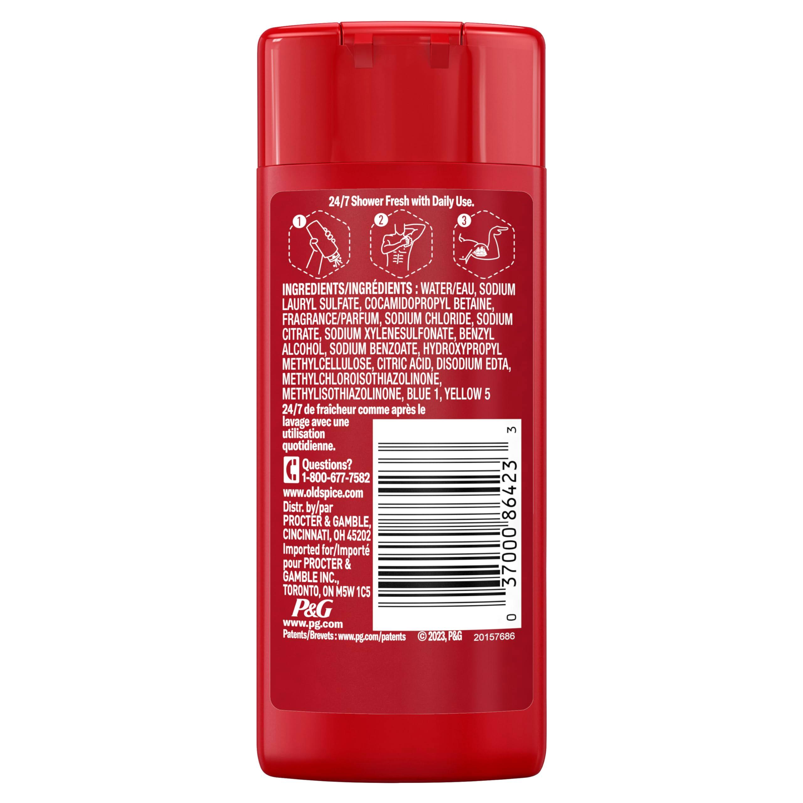 Old Spice Refreshing Body Wash for Men, 3X Defense, 24/7 Shower Fresh with Long Lasting Scent, Travel Size, Red Collection, Swagger with Cedarwood Scent, 3 oz - Image 9