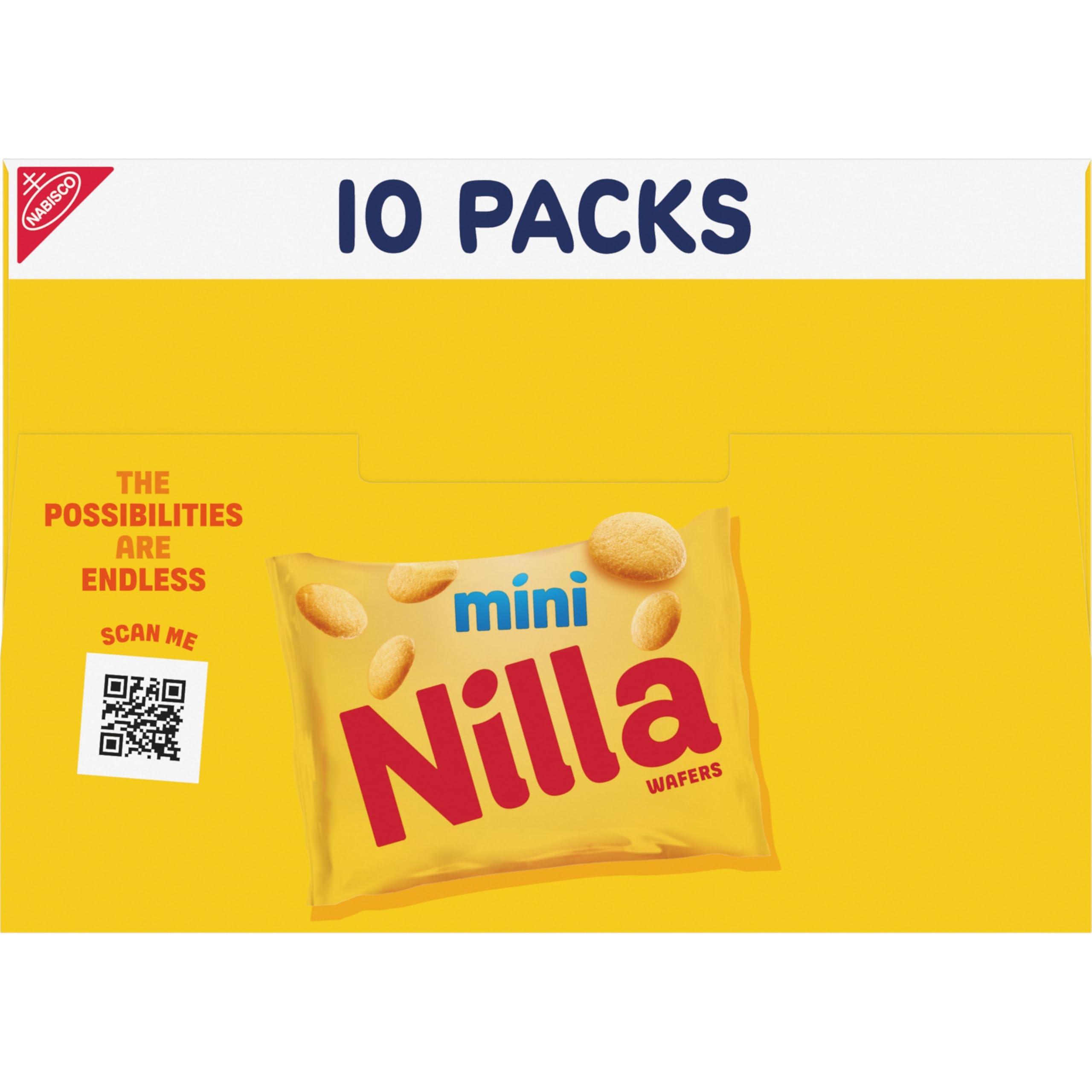 NILLA Wafers Mini Cookies, Vanilla Wafers, 10 Snack Packs - Image 19